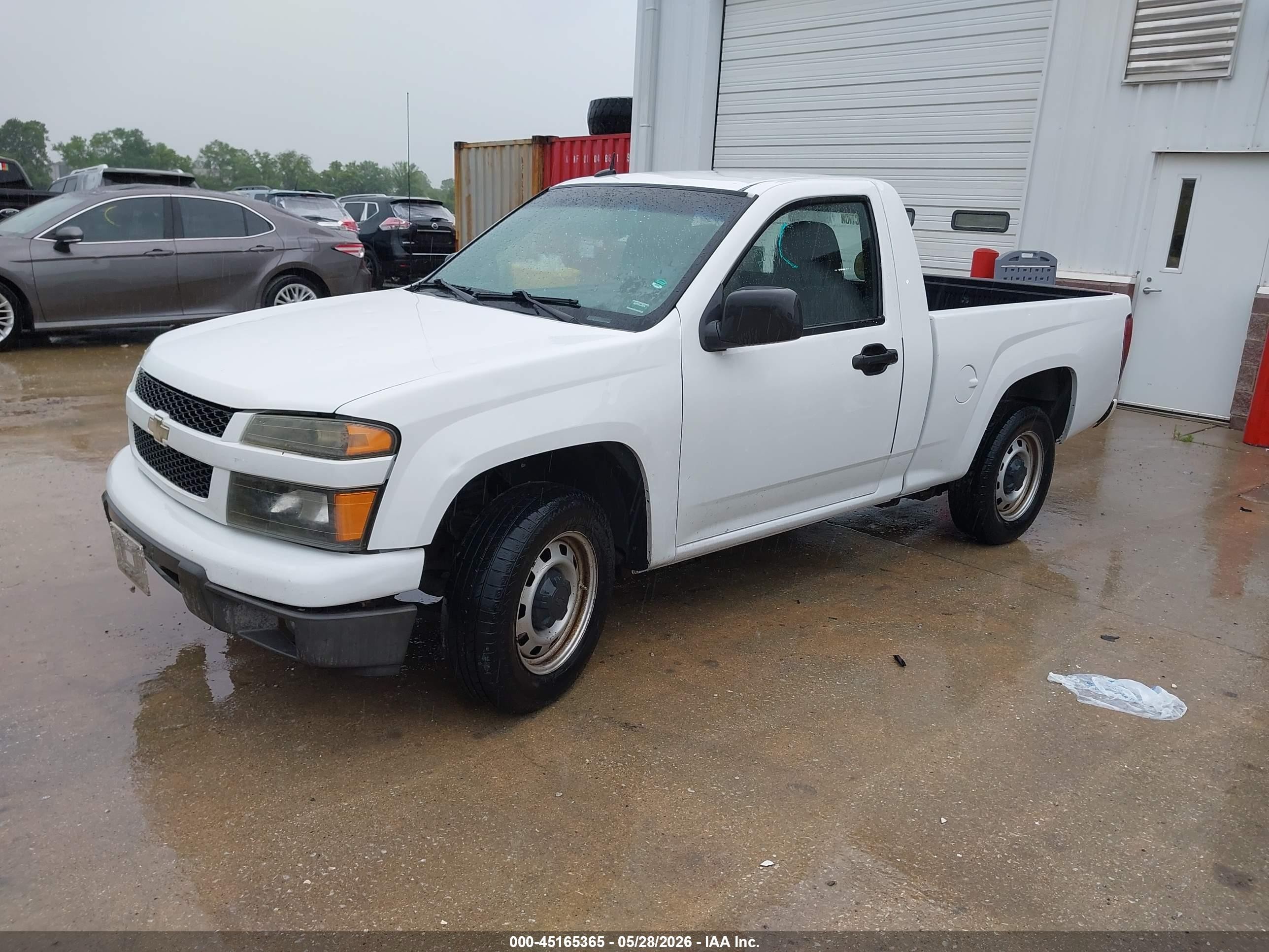 2010 Chevrolet Colorado Work Truck White vin: 1GCCSBD99A8126548