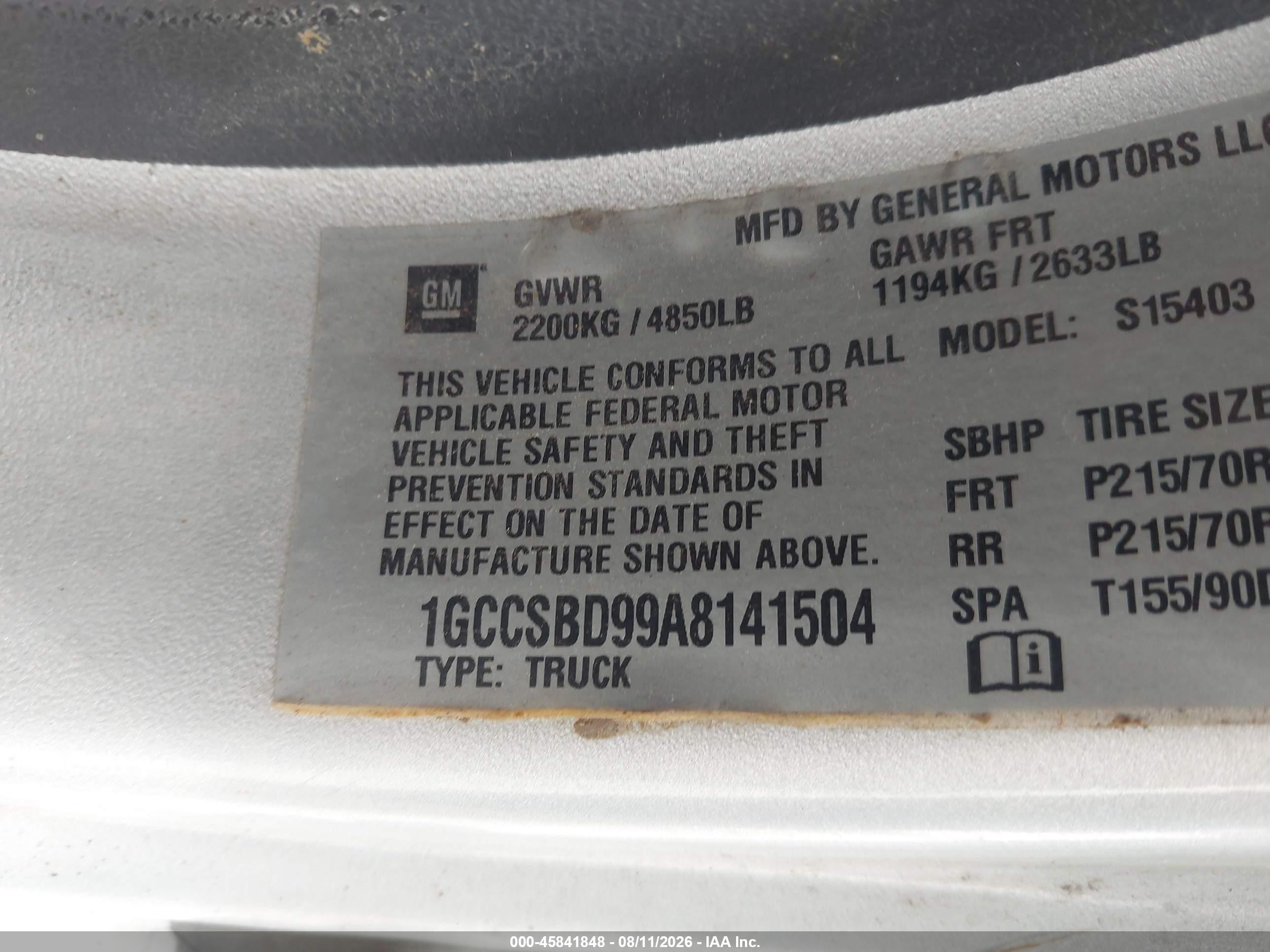 2010 Chevrolet Colorado Work Truck Silver vin: 1GCCSBD99A8141504