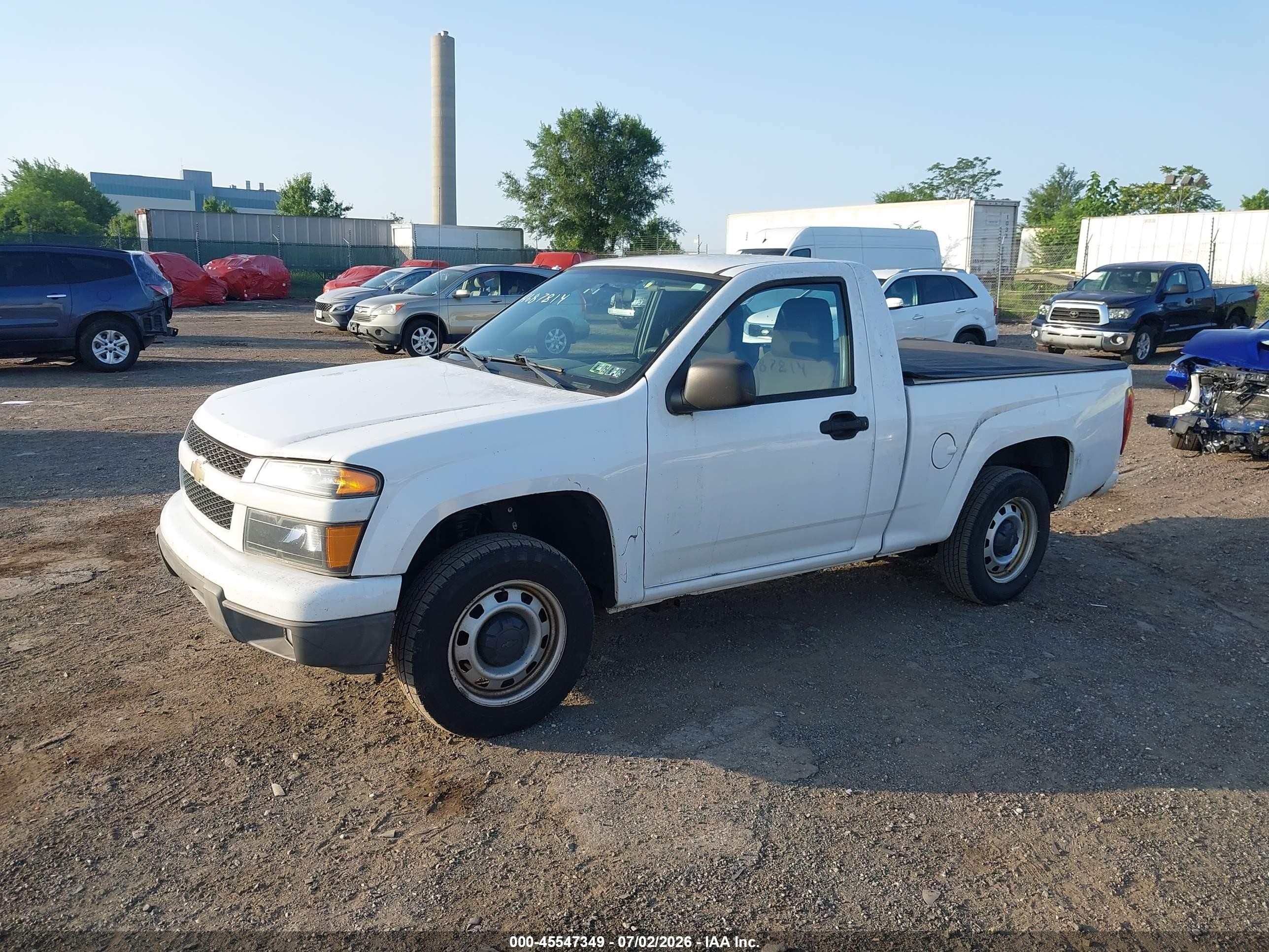 2011 Chevrolet Colorado Work Truck White vin: 1GCCSBF90B8135721