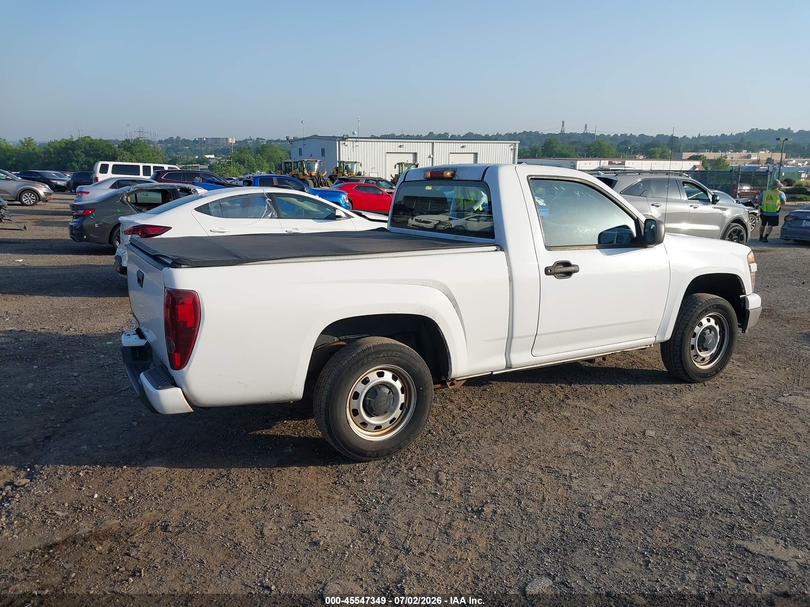 2011 Chevrolet Colorado Work Truck White vin: 1GCCSBF90B8135721
