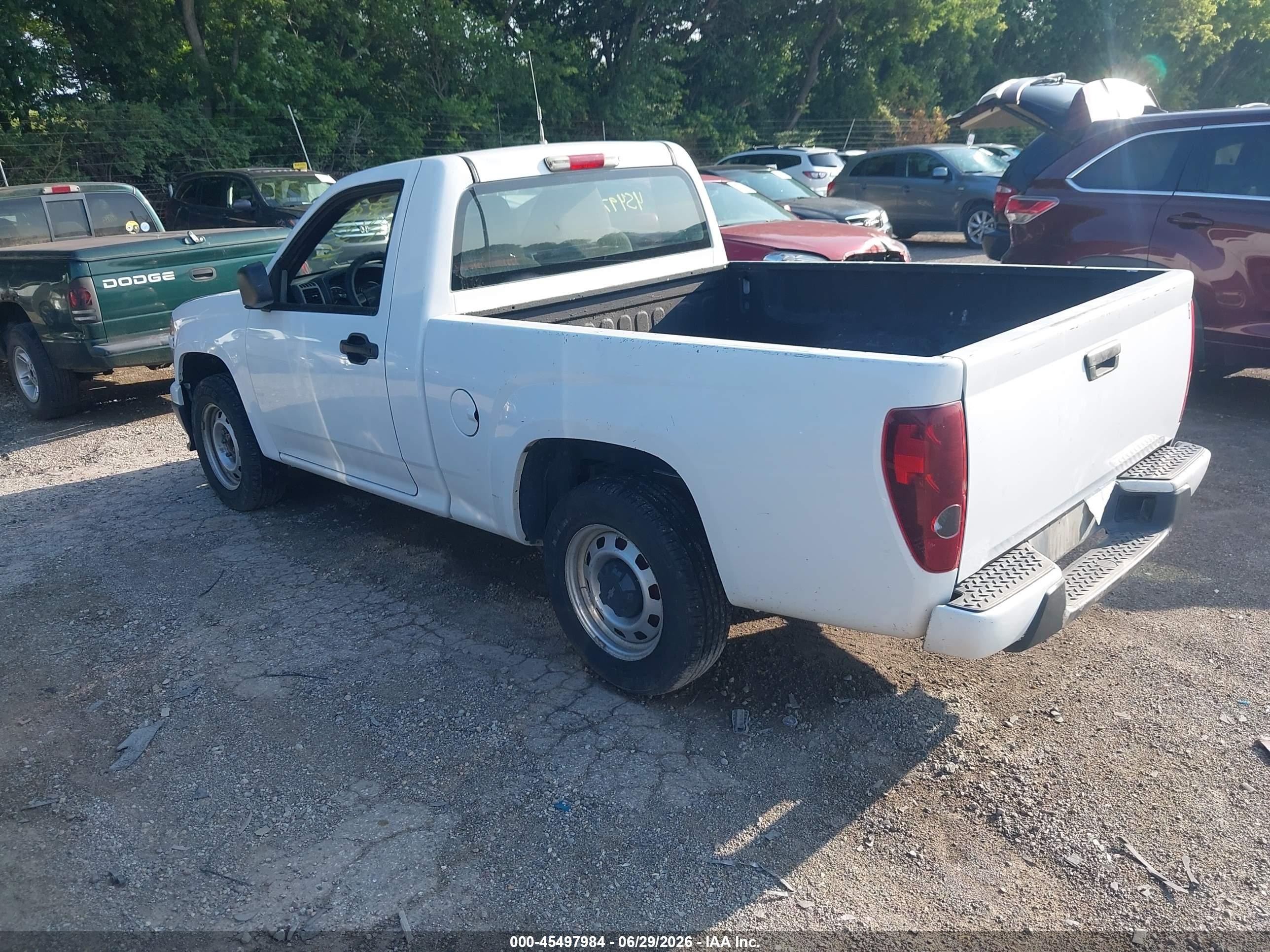 2012 Chevrolet Colorado Work Truck White vin: 1GCCSBF90C8147692