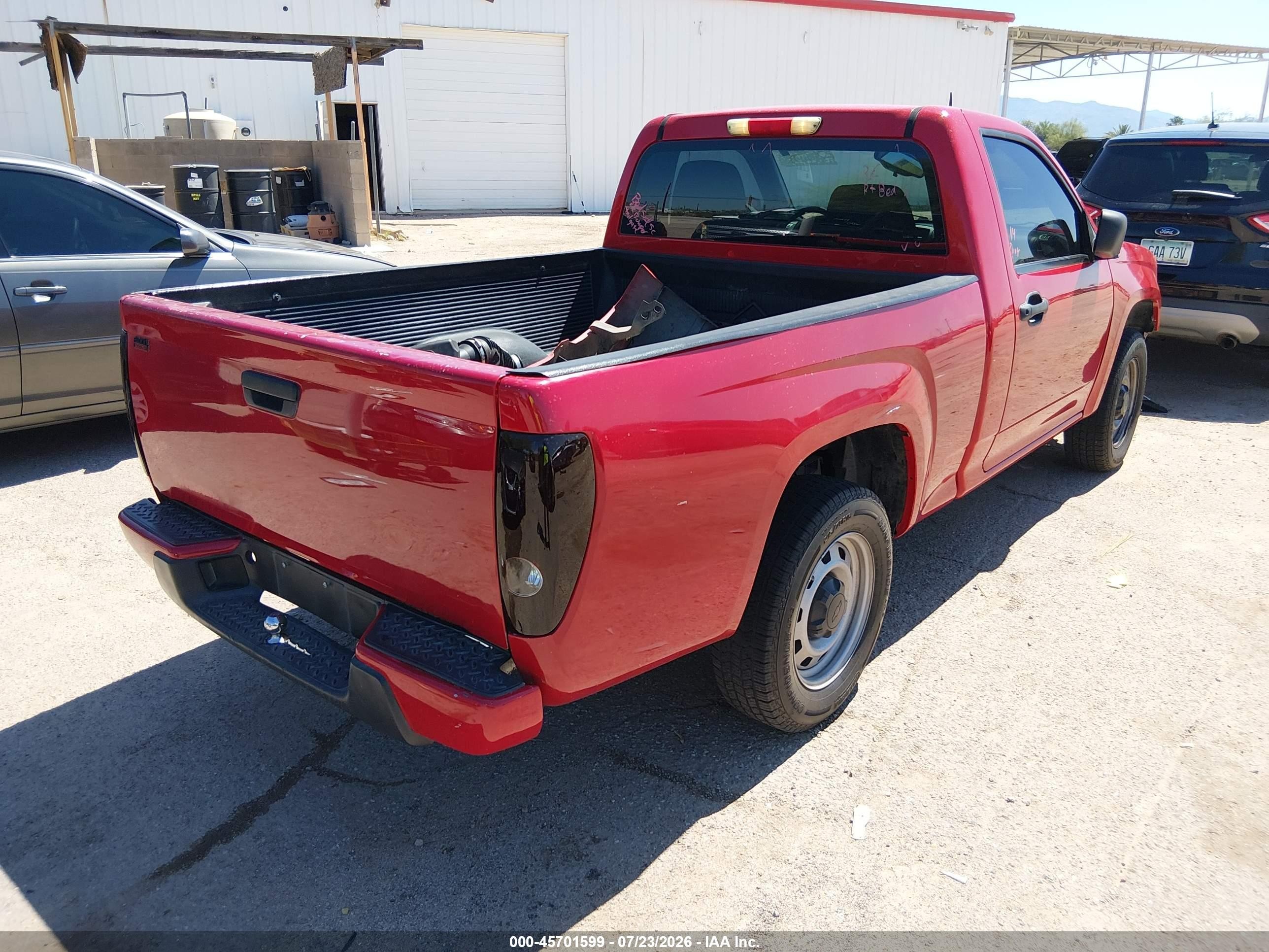 2012 Chevrolet Colorado Work Truck Red vin: 1GCCSBF91C8148897