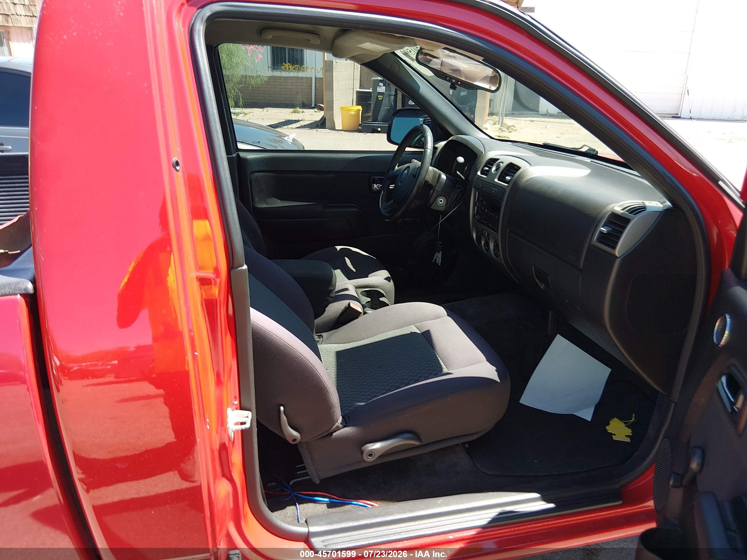 2012 Chevrolet Colorado Work Truck Red vin: 1GCCSBF91C8148897