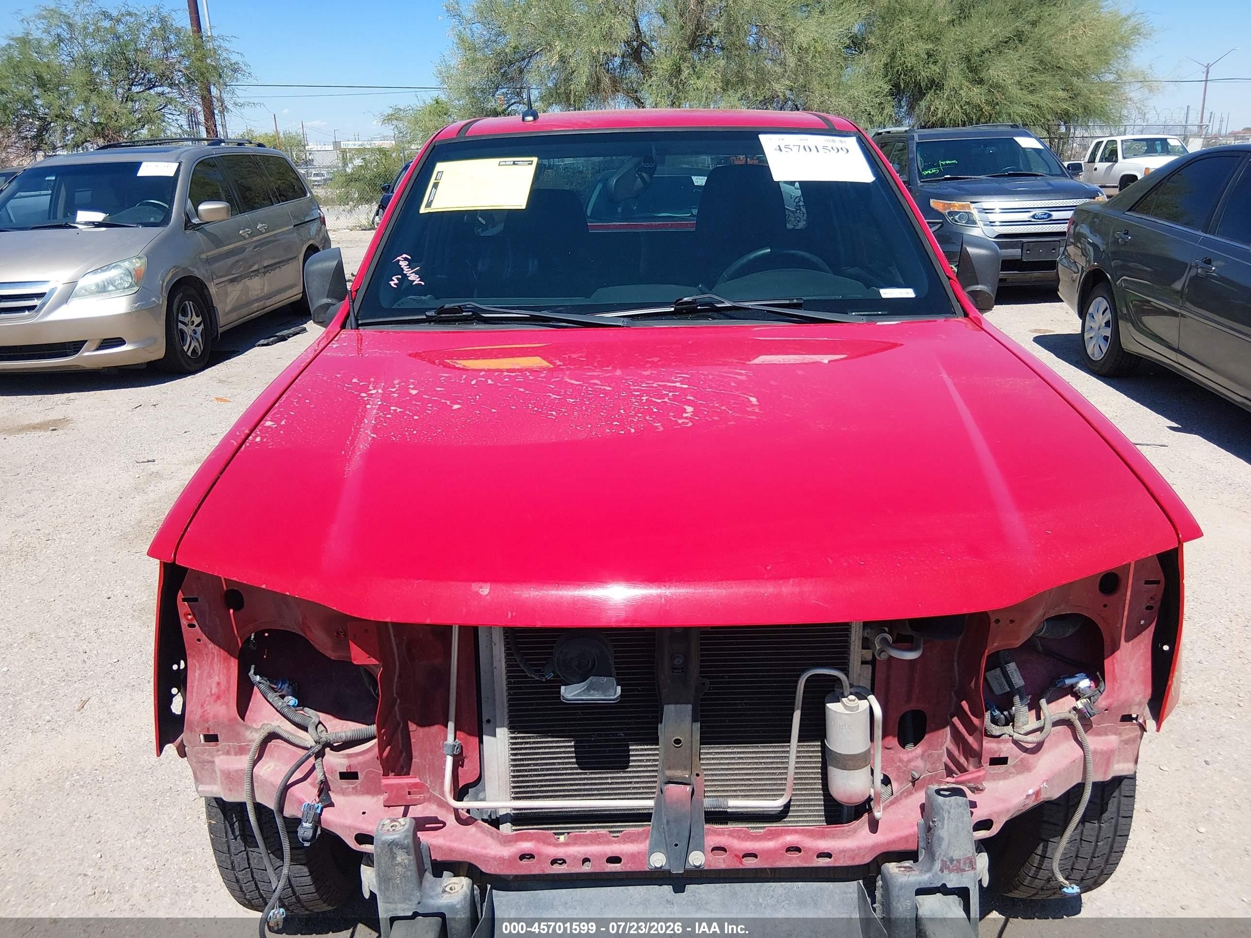 2012 Chevrolet Colorado Work Truck Red vin: 1GCCSBF91C8148897