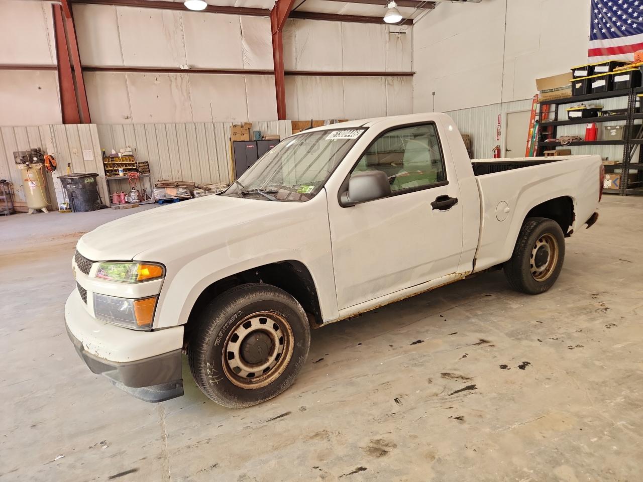2012 Chevrolet Colorado White vin: 1GCCSBF93C8152532 Damage: Left Front Fender, Previous Repair, Substandard Repair