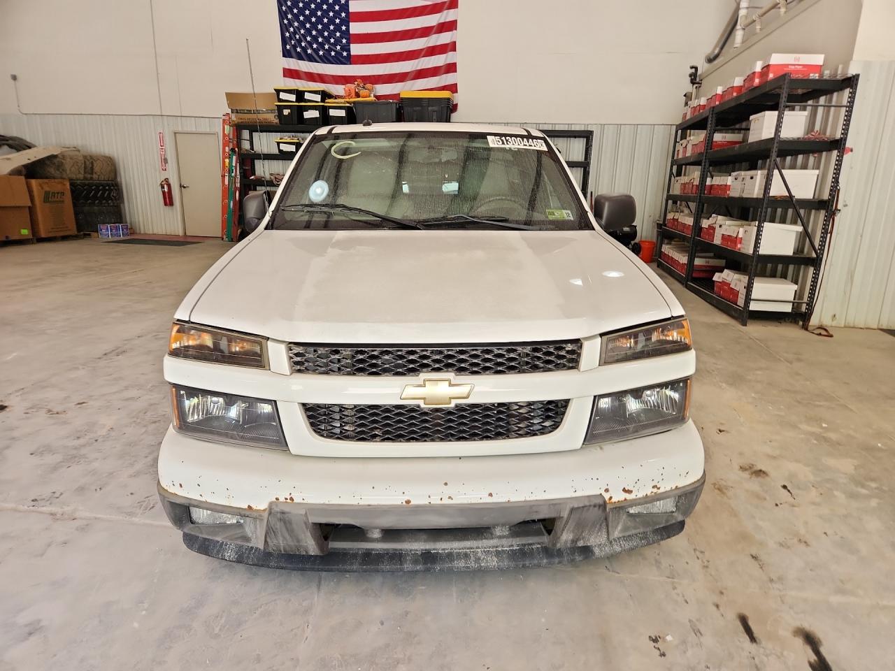 2012 Chevrolet Colorado White vin: 1GCCSBF93C8152532 Damage: Front Metal Bumper Painted, Rust, > 12 Inches
