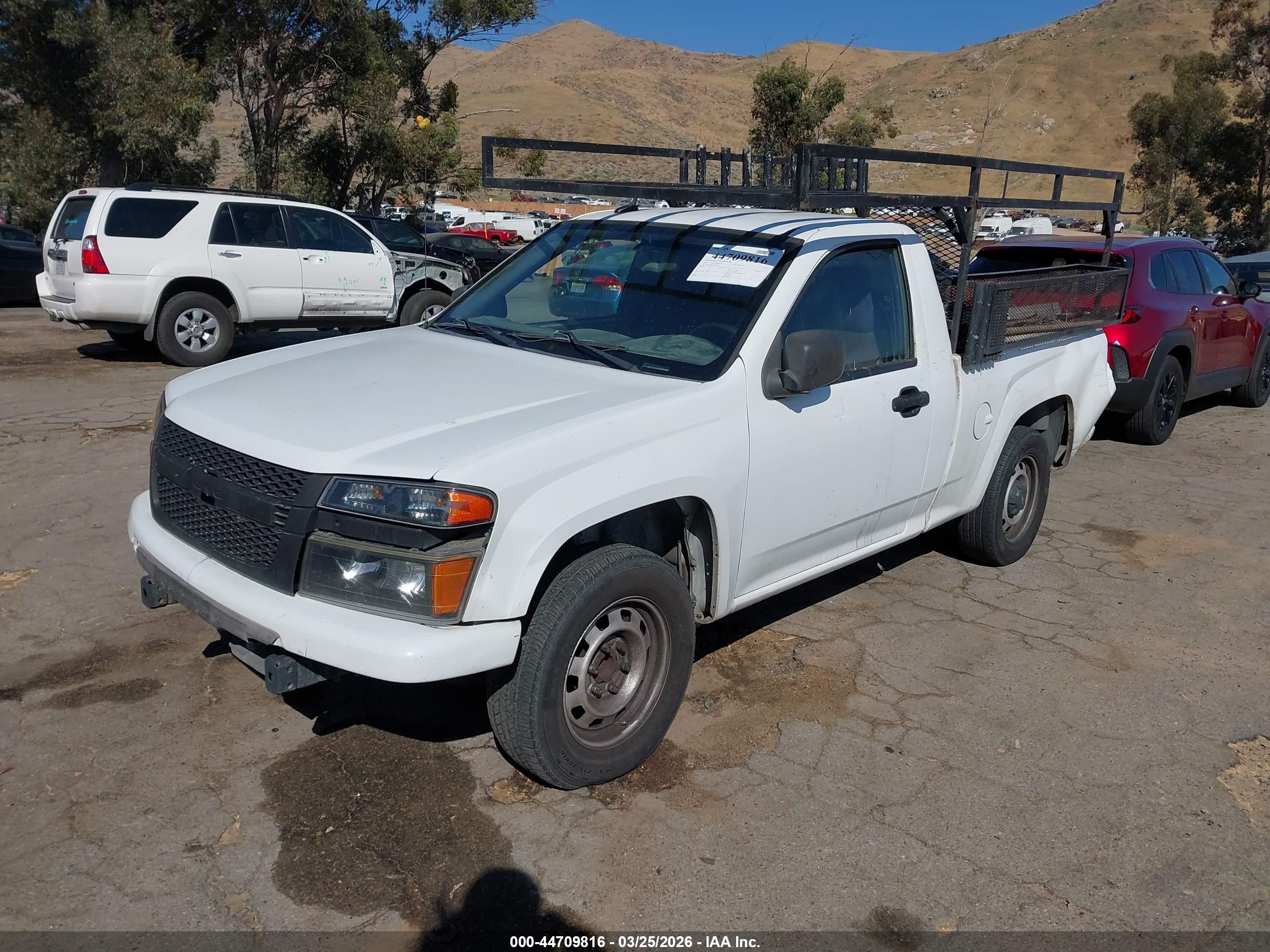 2012 Chevrolet Colorado Work Truck White vin: 1GCCSBF94C8130734