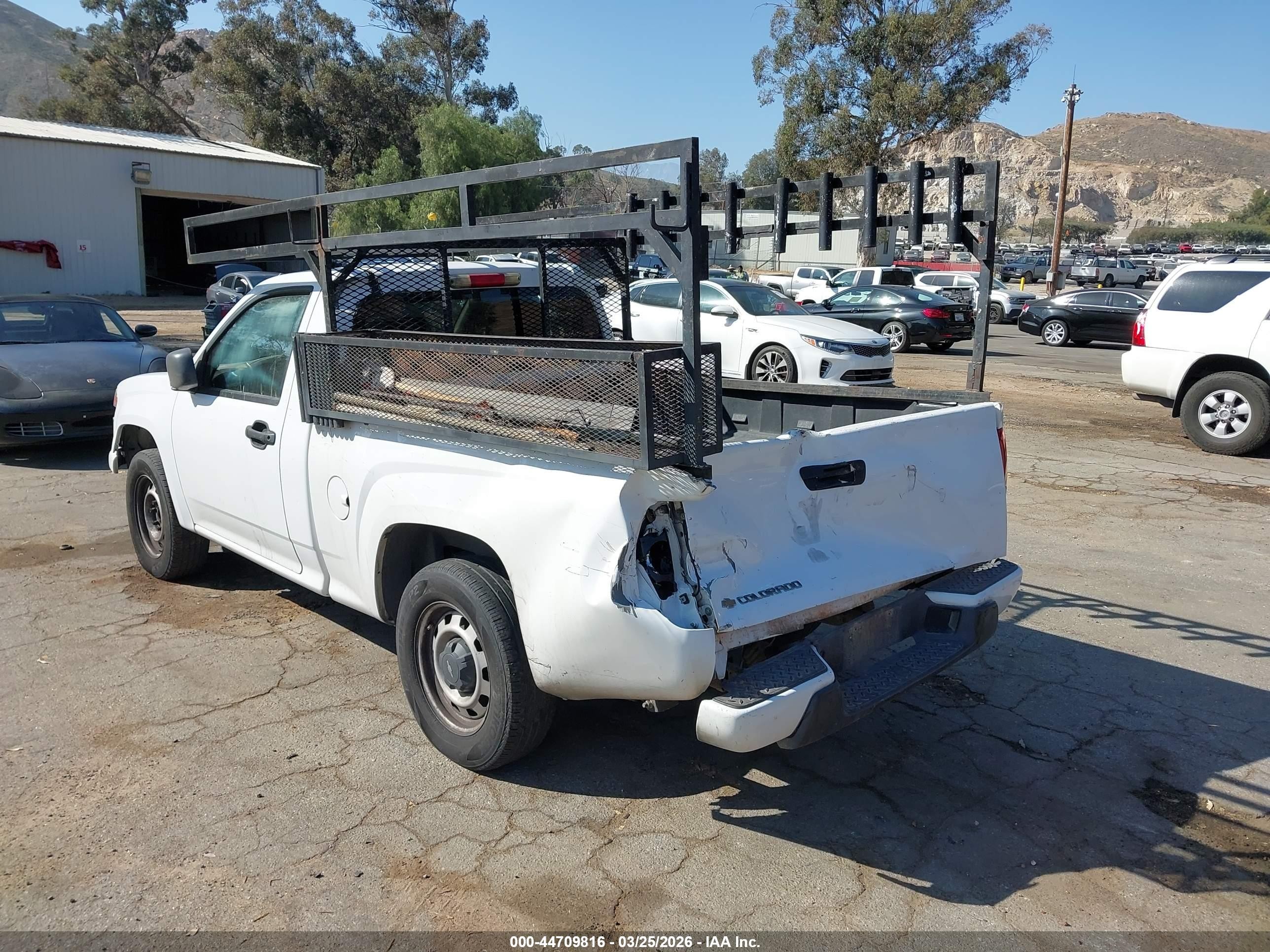 2012 Chevrolet Colorado Work Truck White vin: 1GCCSBF94C8130734