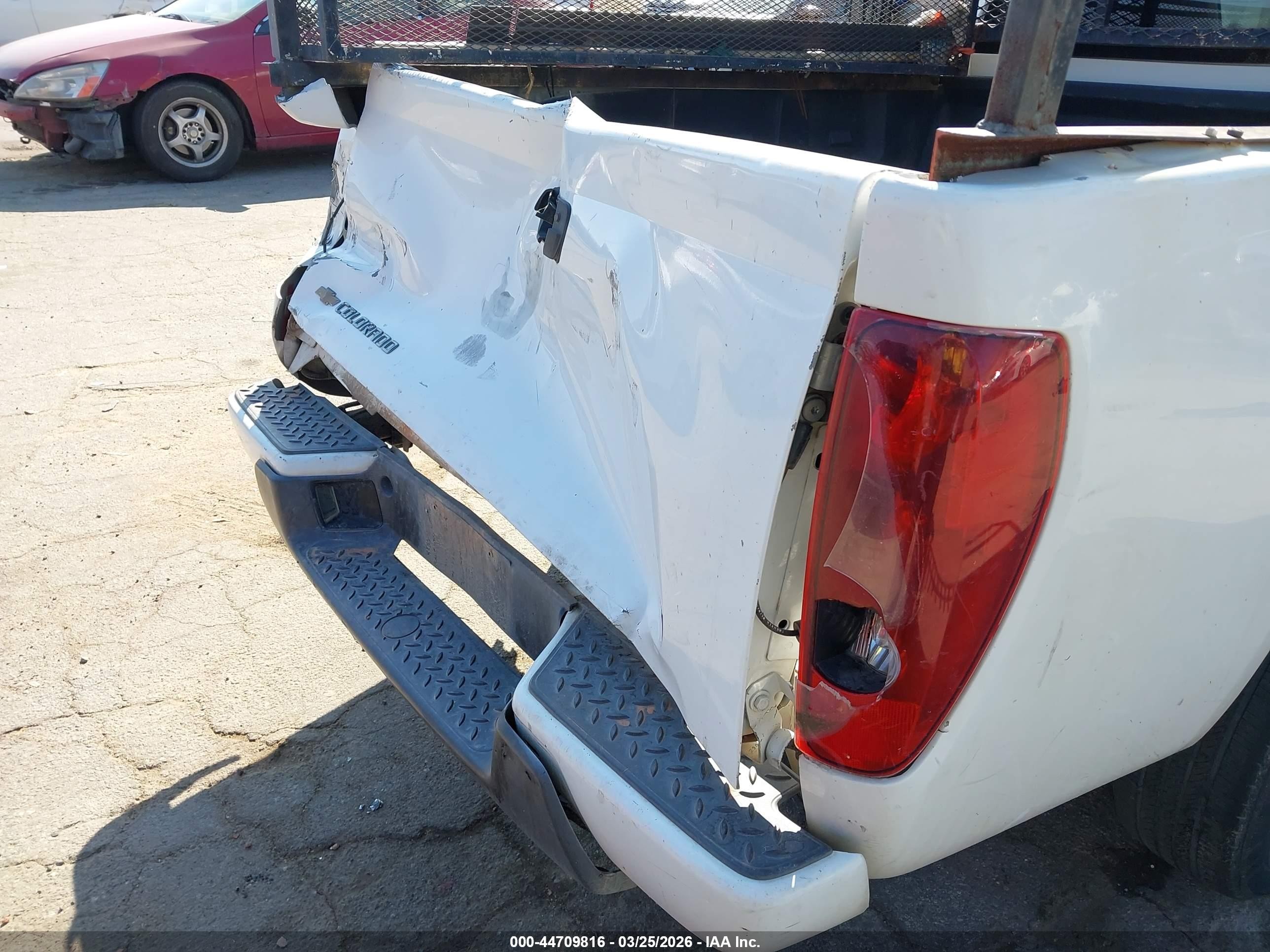 2012 Chevrolet Colorado Work Truck White vin: 1GCCSBF94C8130734