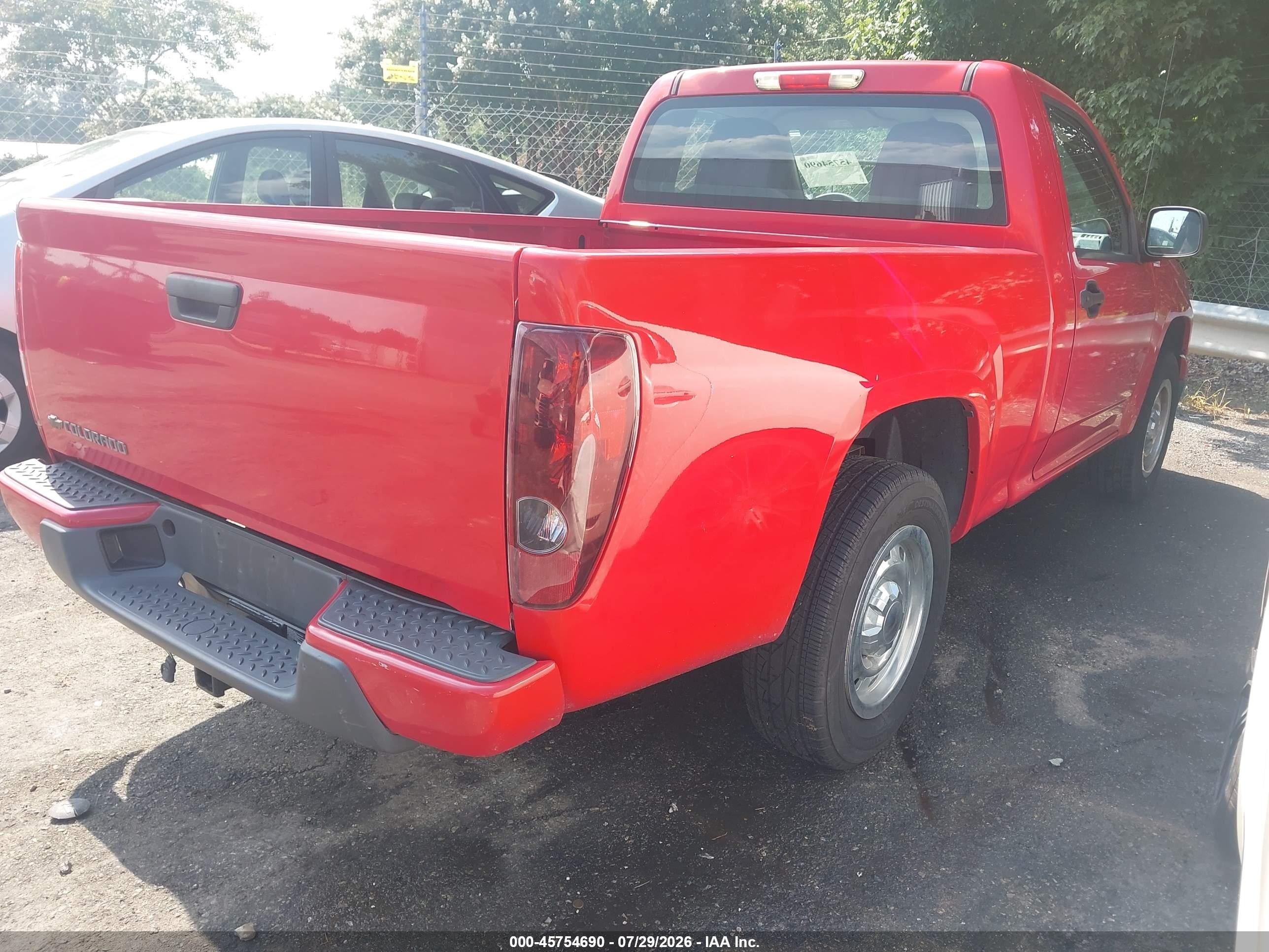 2012 Chevrolet Colorado Work Truck Red vin: 1GCCSBF94C8166875