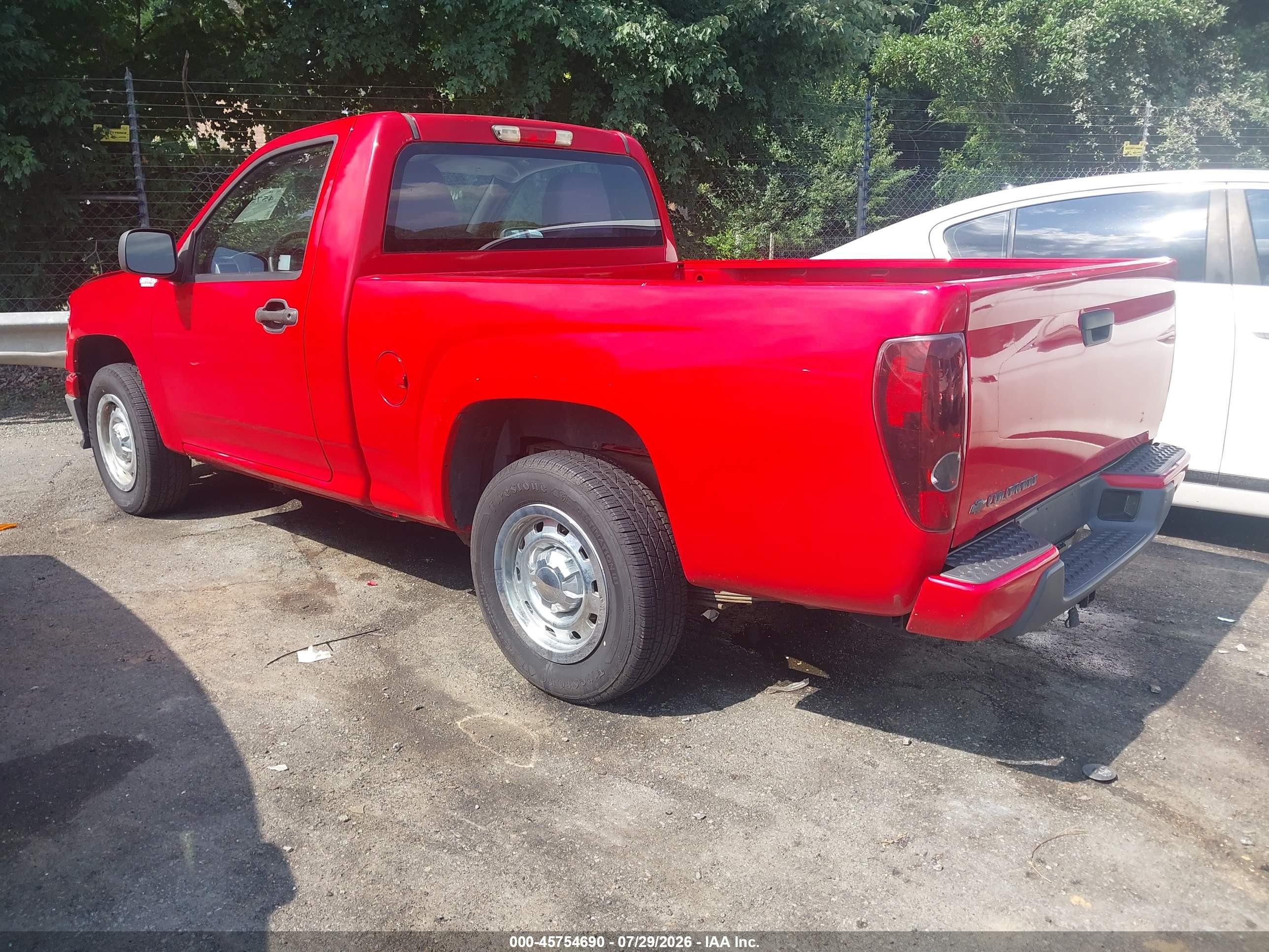 2012 Chevrolet Colorado Work Truck Red vin: 1GCCSBF94C8166875