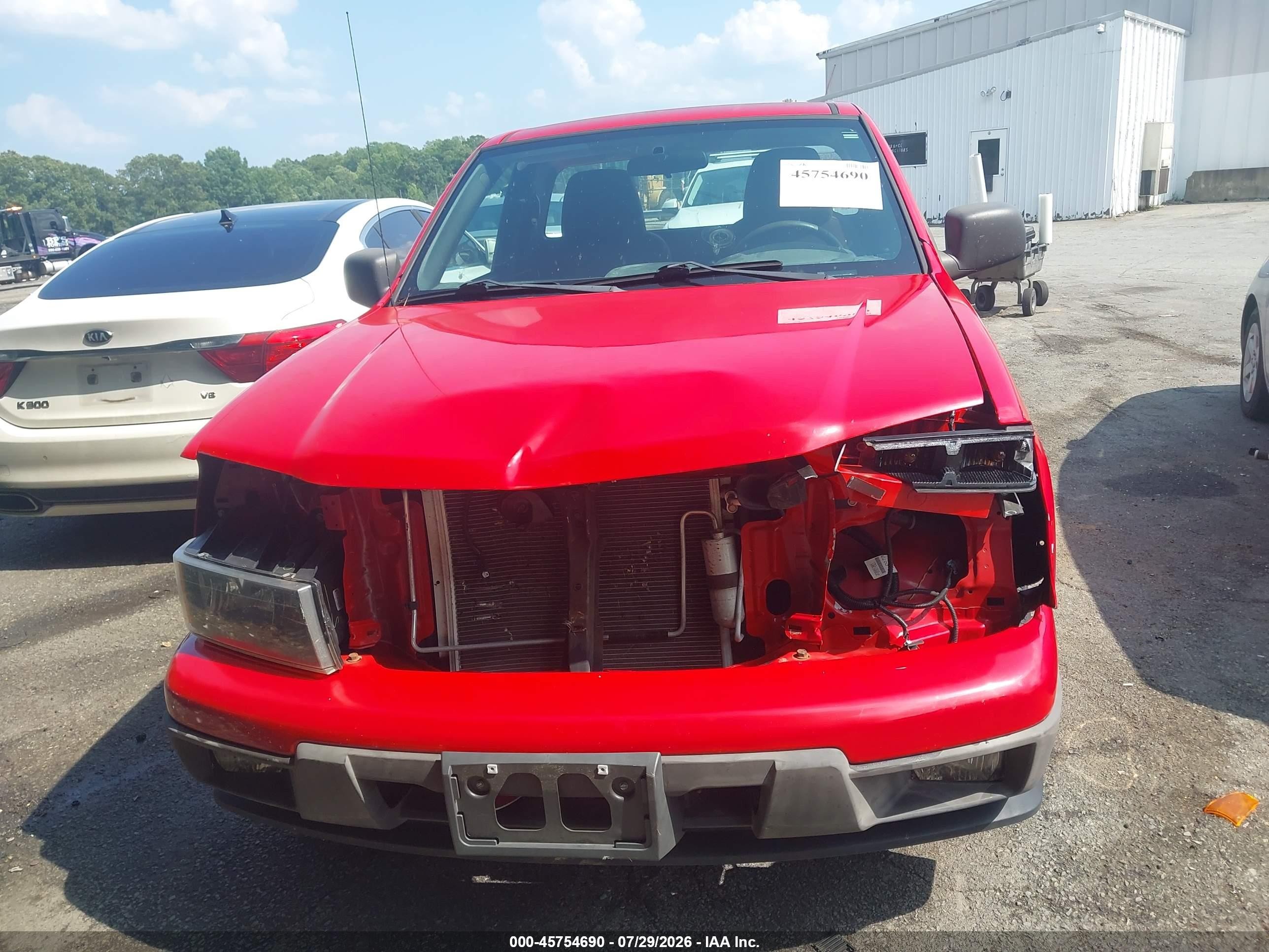 2012 Chevrolet Colorado Work Truck Red vin: 1GCCSBF94C8166875