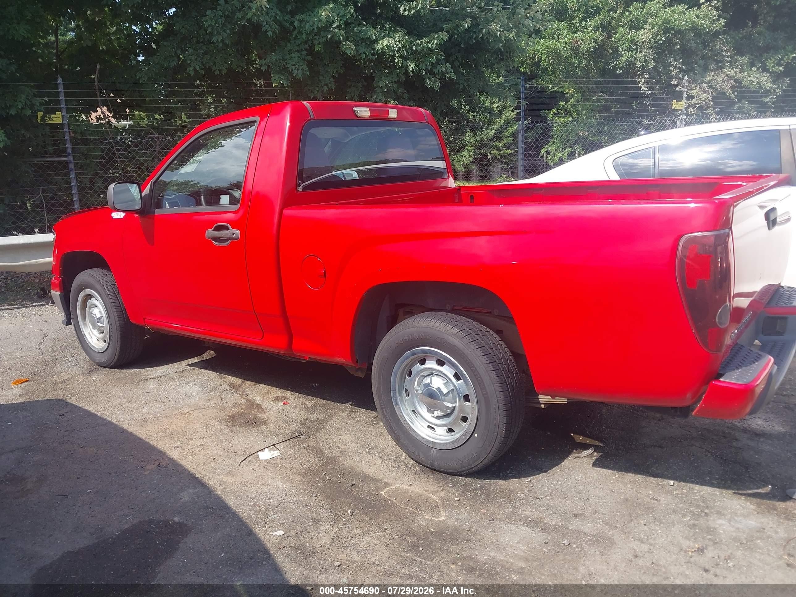2012 Chevrolet Colorado Work Truck Red vin: 1GCCSBF94C8166875