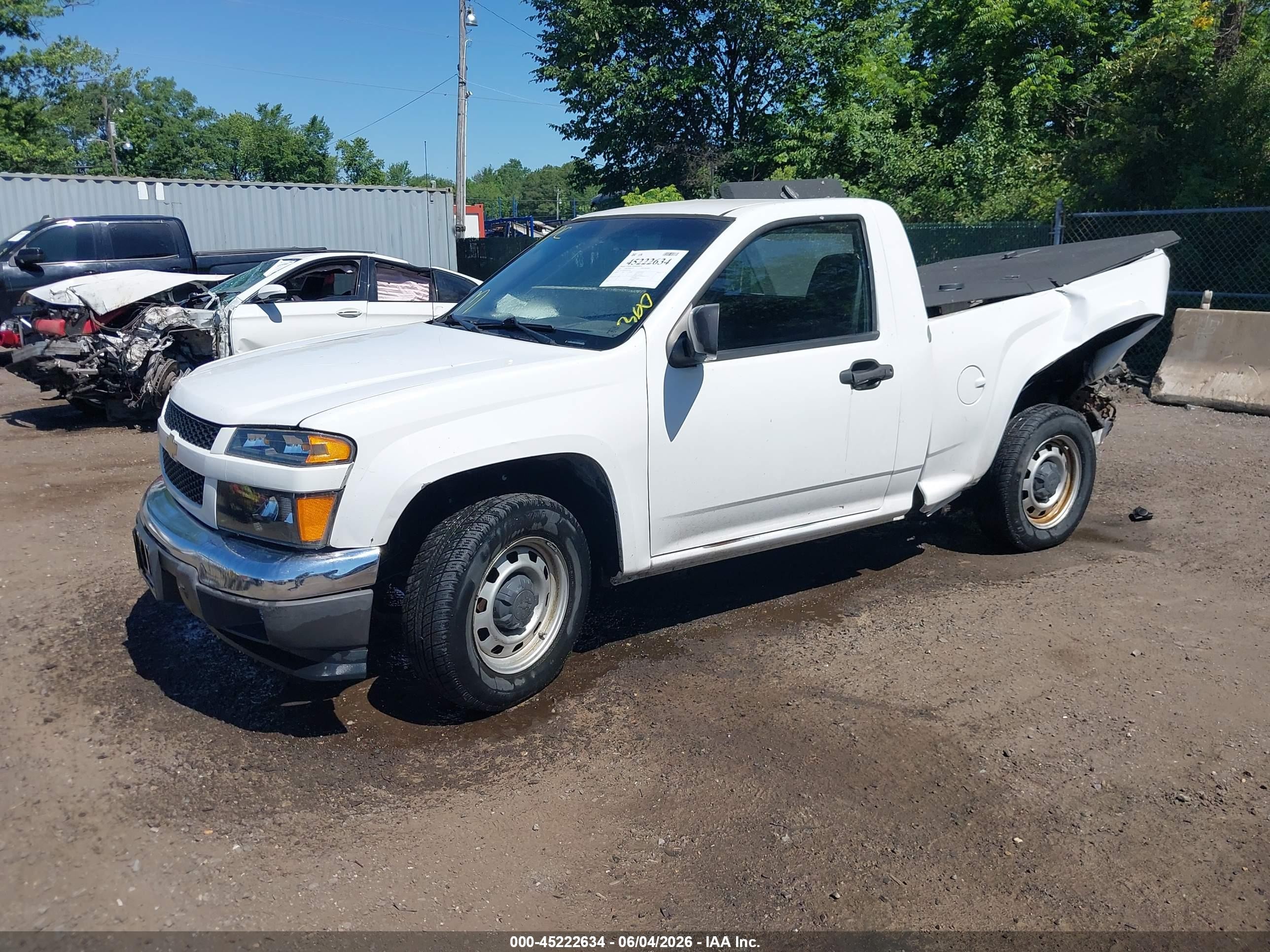2012 Chevrolet Colorado Work Truck White vin: 1GCCSBF95C8133934