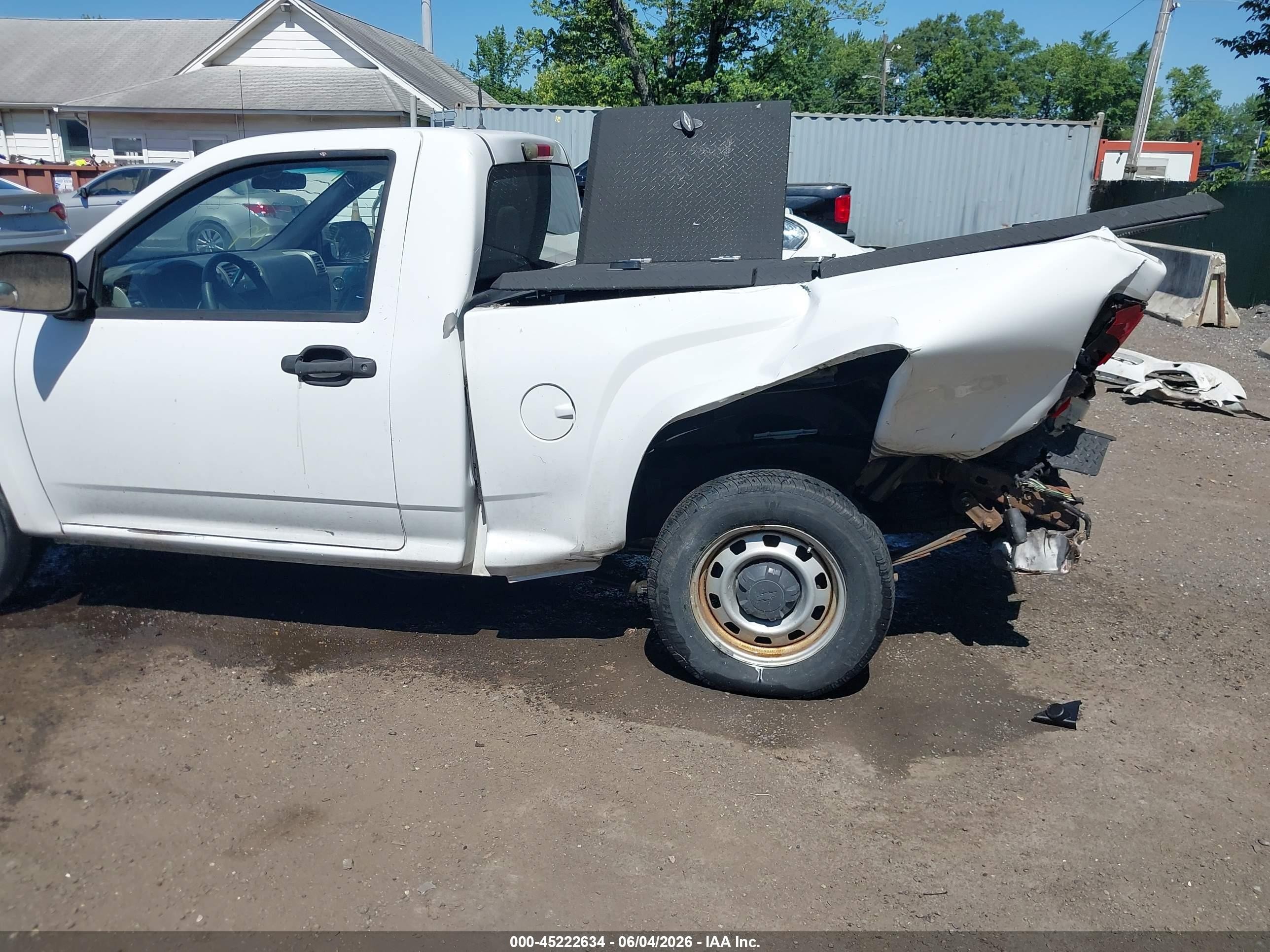 2012 Chevrolet Colorado Work Truck White vin: 1GCCSBF95C8133934
