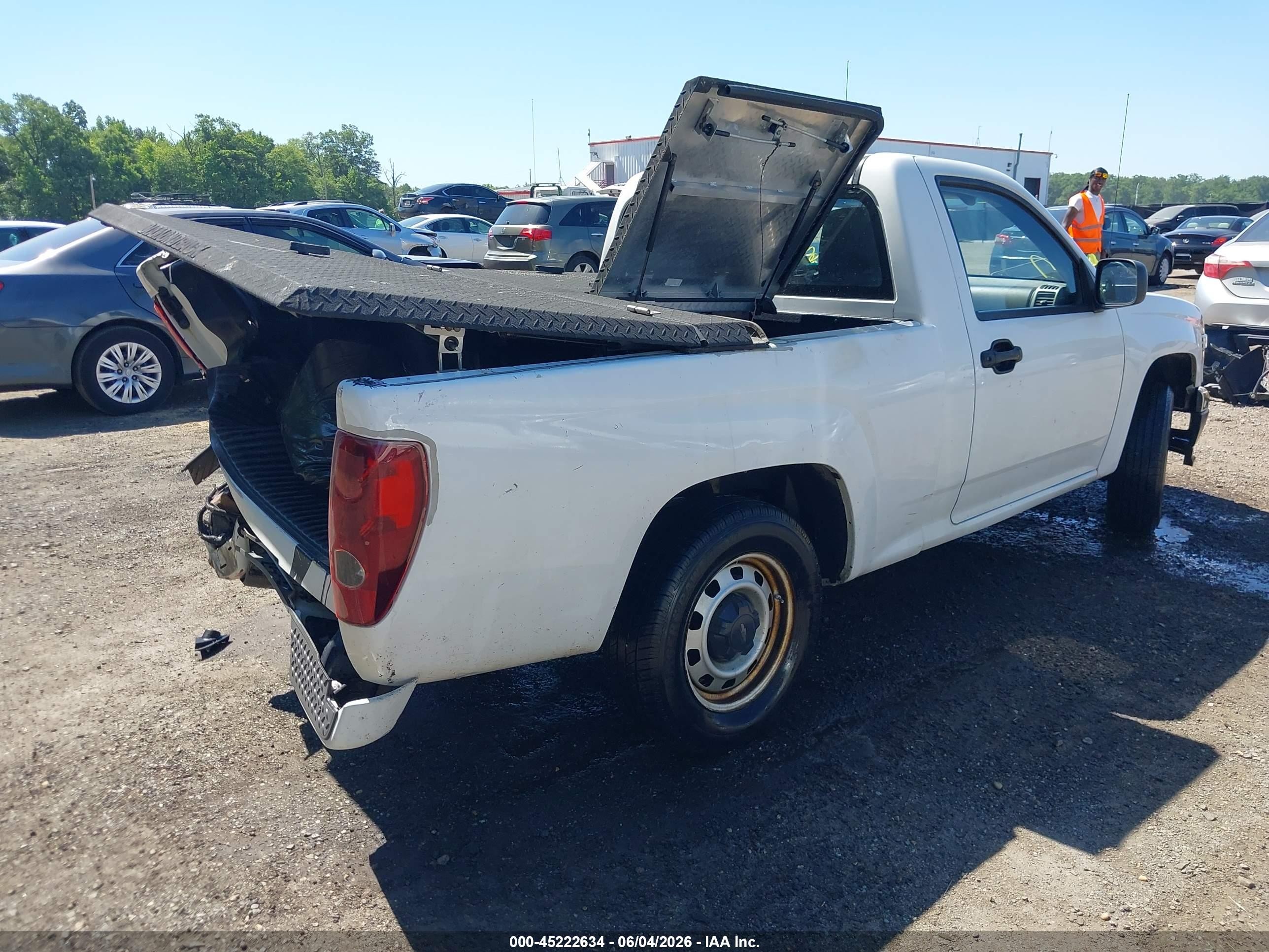 2012 Chevrolet Colorado Work Truck White vin: 1GCCSBF95C8133934