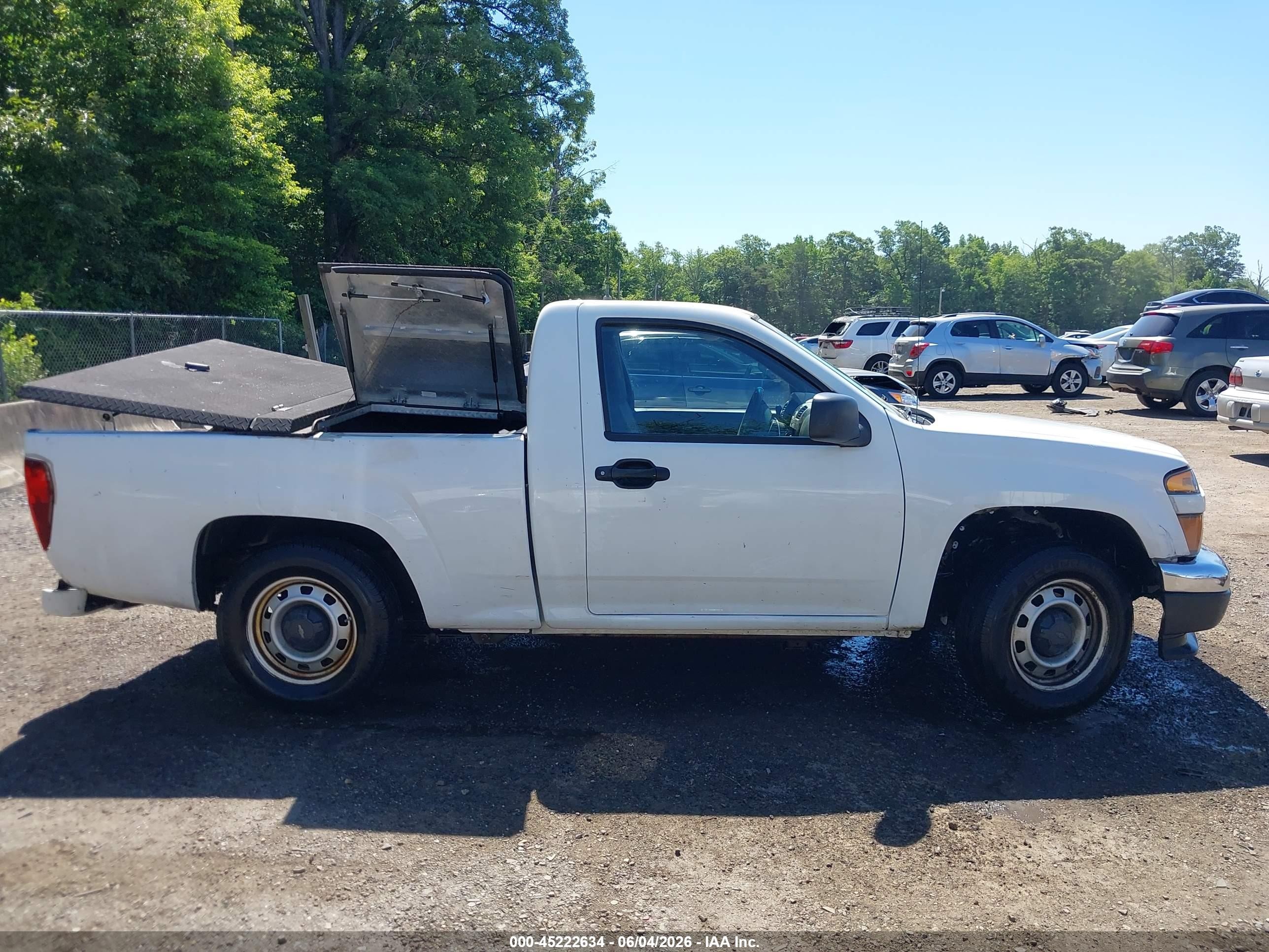 2012 Chevrolet Colorado Work Truck White vin: 1GCCSBF95C8133934