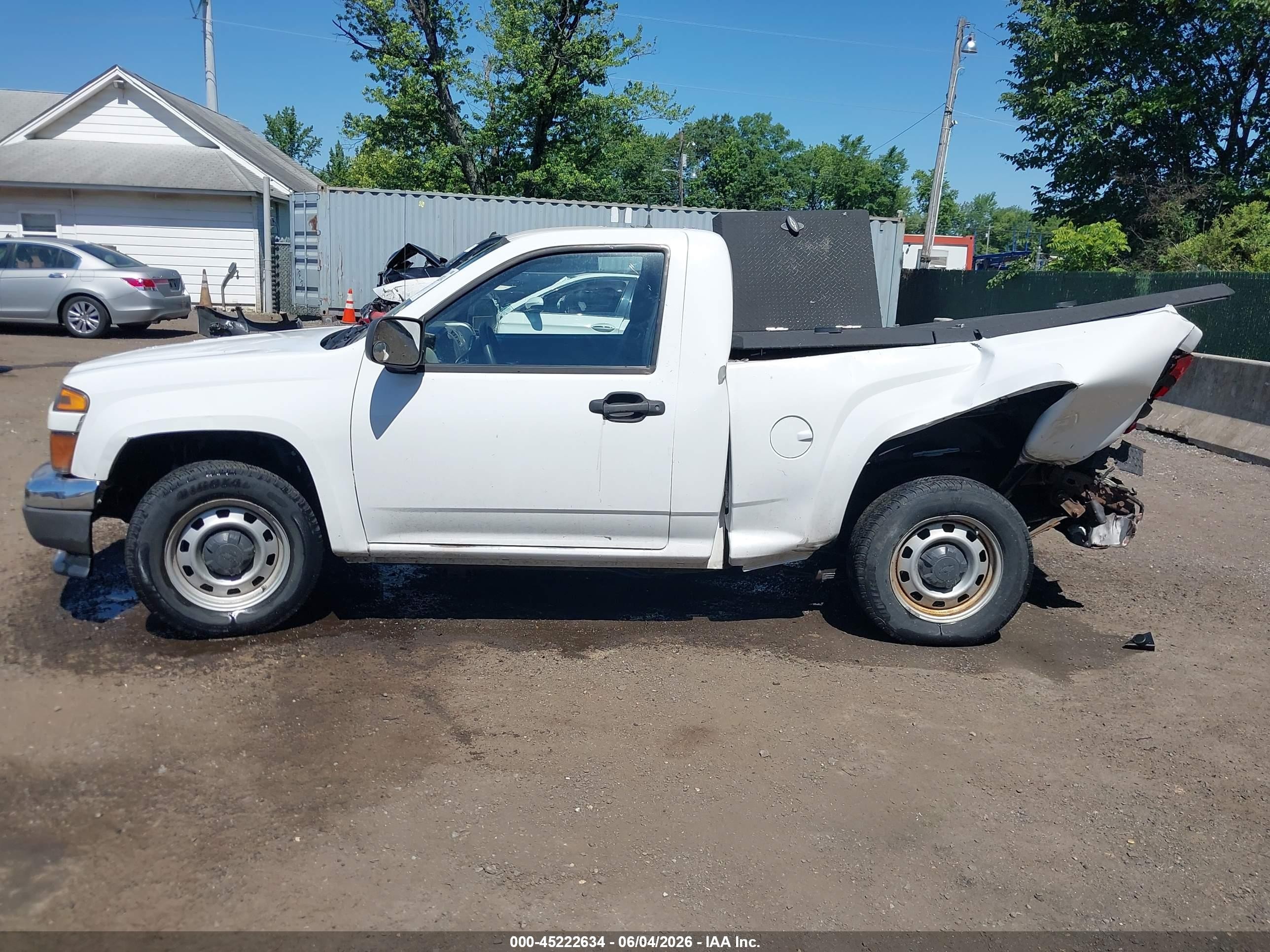 2012 Chevrolet Colorado Work Truck White vin: 1GCCSBF95C8133934