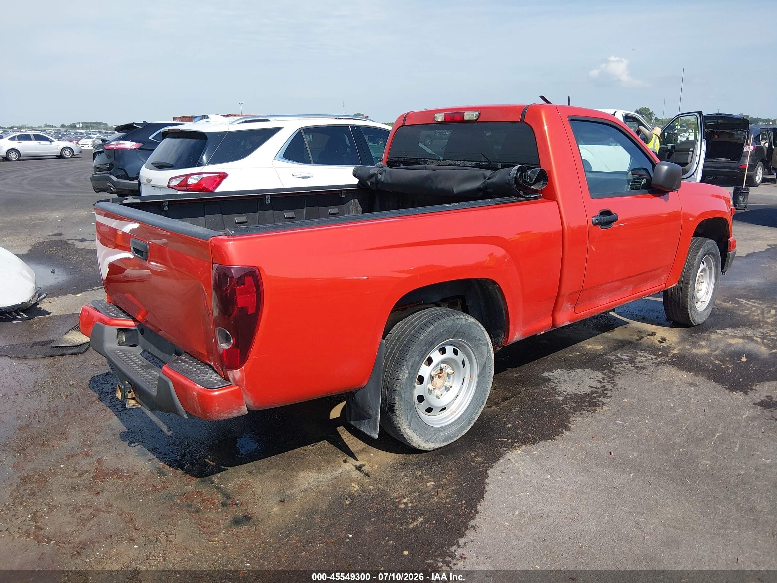 2012 Chevrolet Colorado Work Truck Red vin: 1GCCSBF96C8120562
