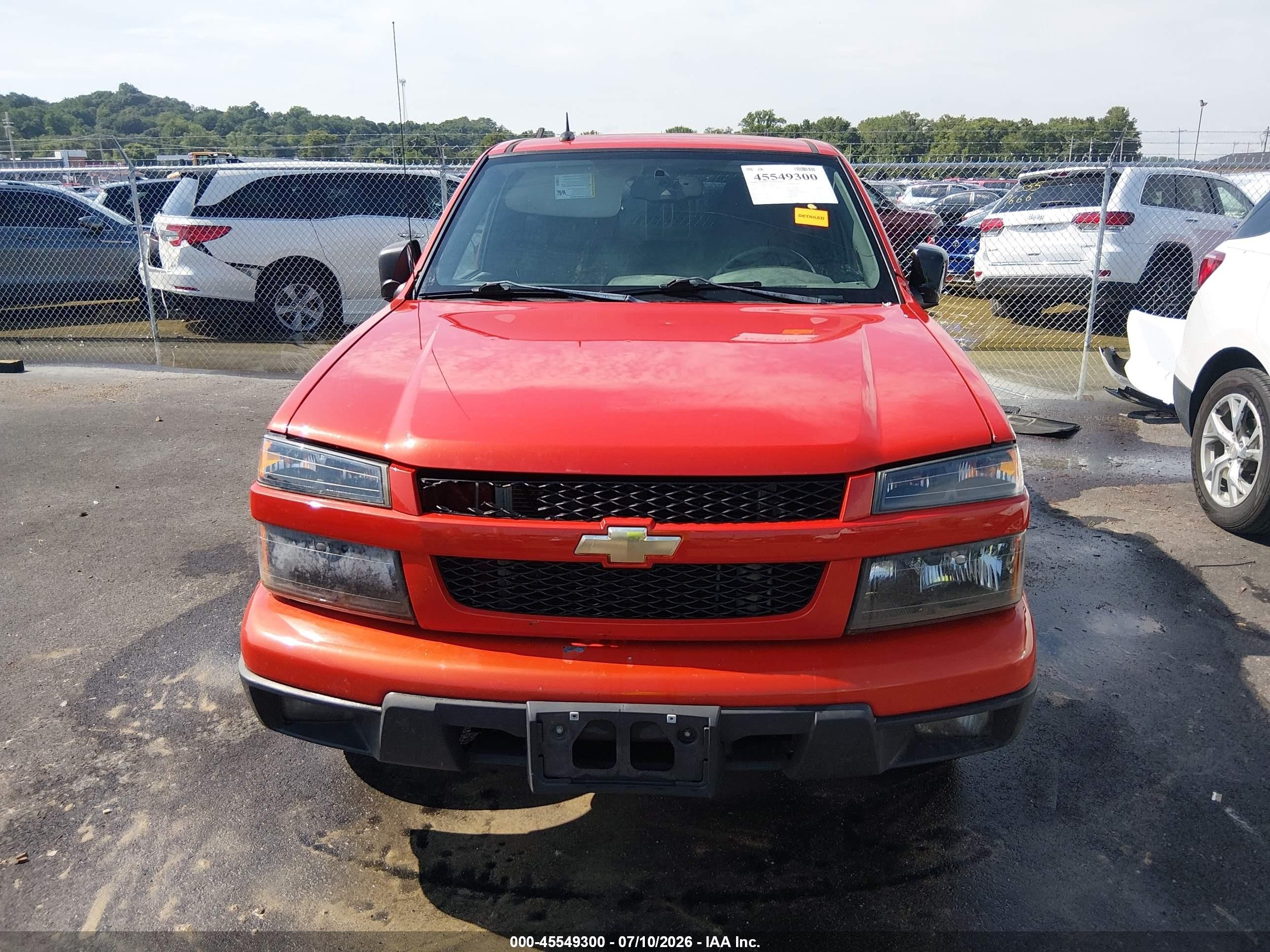 2012 Chevrolet Colorado Work Truck Red vin: 1GCCSBF96C8120562