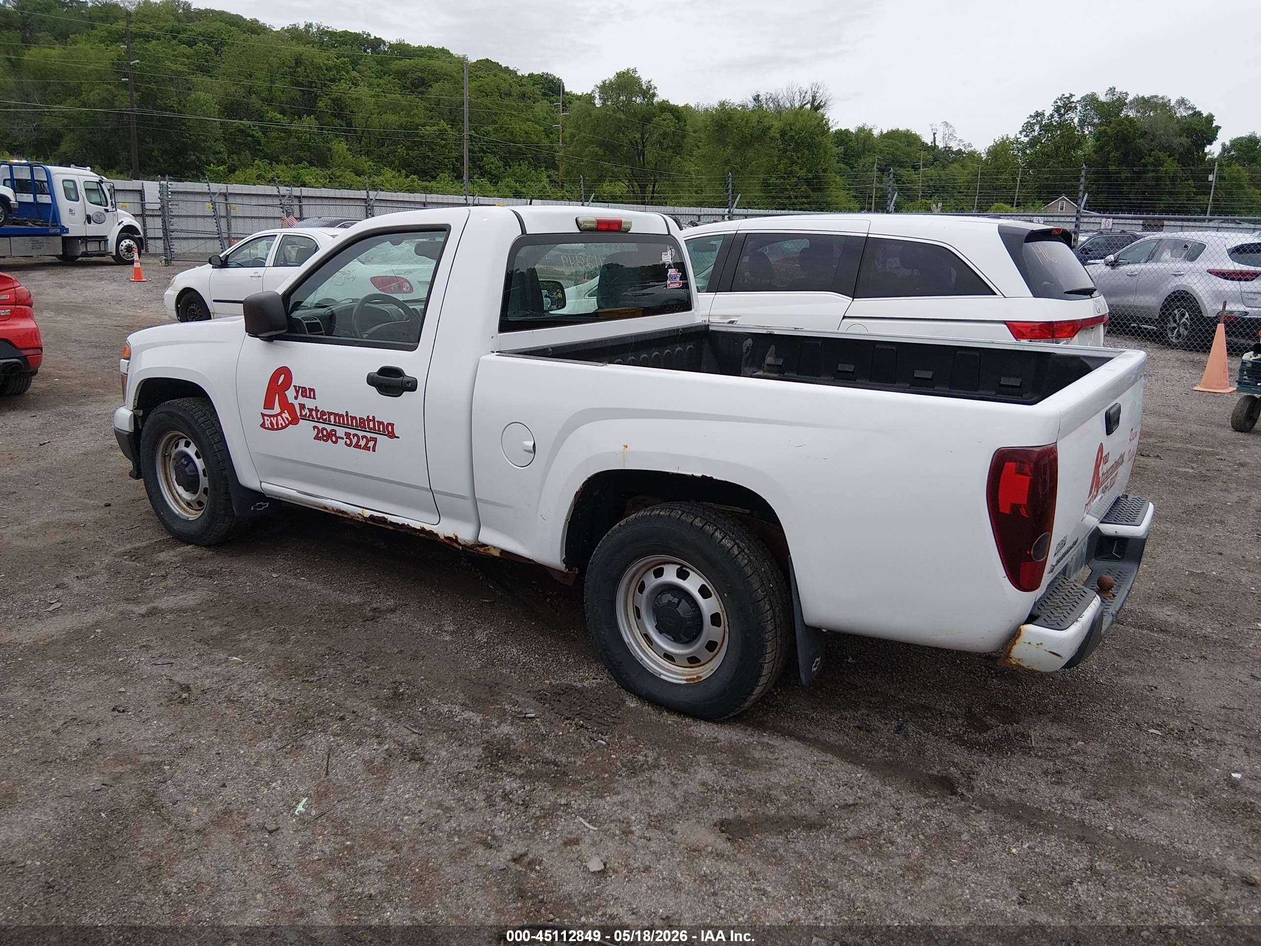 2012 Chevrolet Colorado Work Truck Белый vin: 1GCCSBF96C8148135