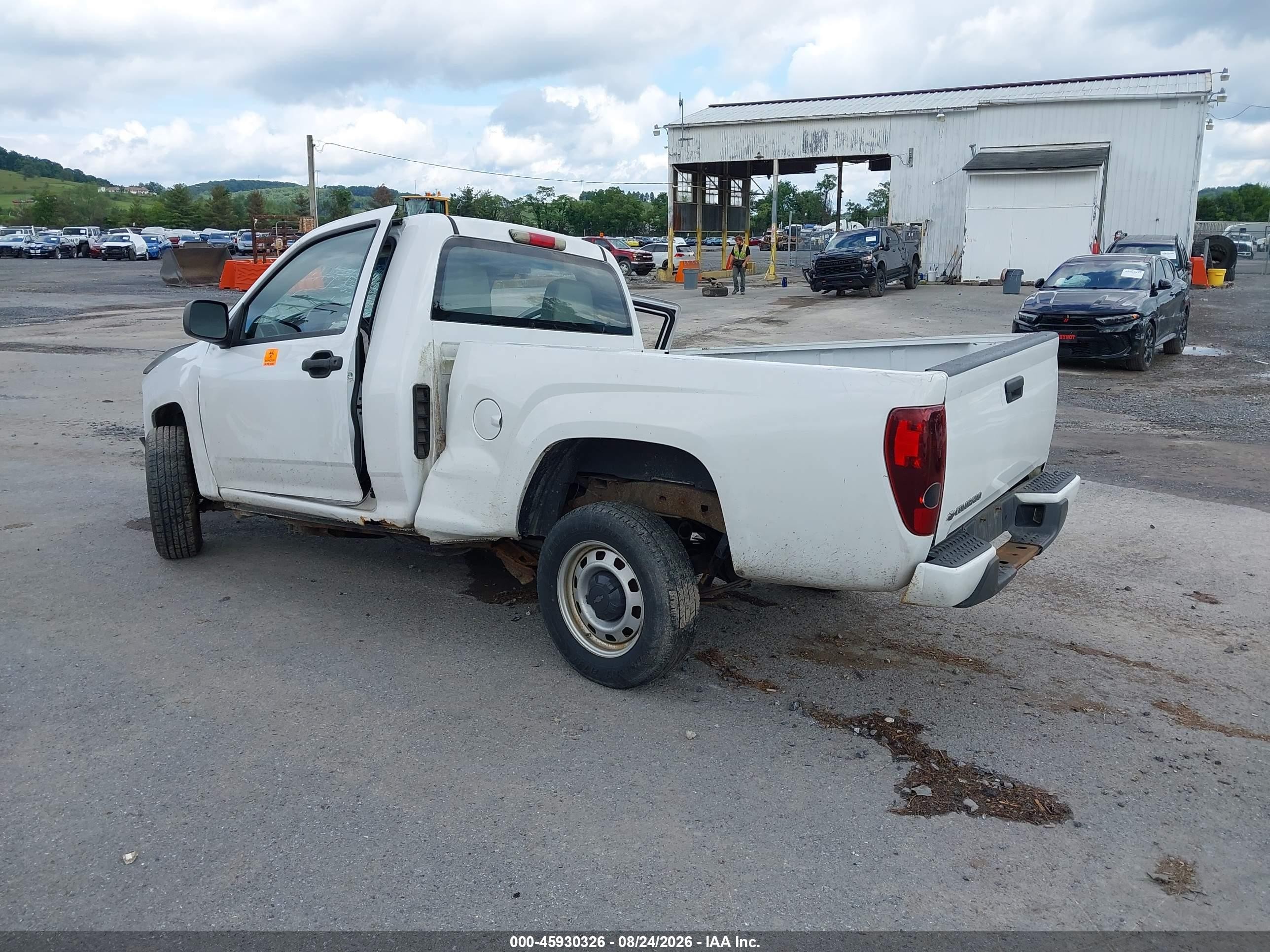 2012 Chevrolet Colorado Work Truck White vin: 1GCCSBF96C8156770