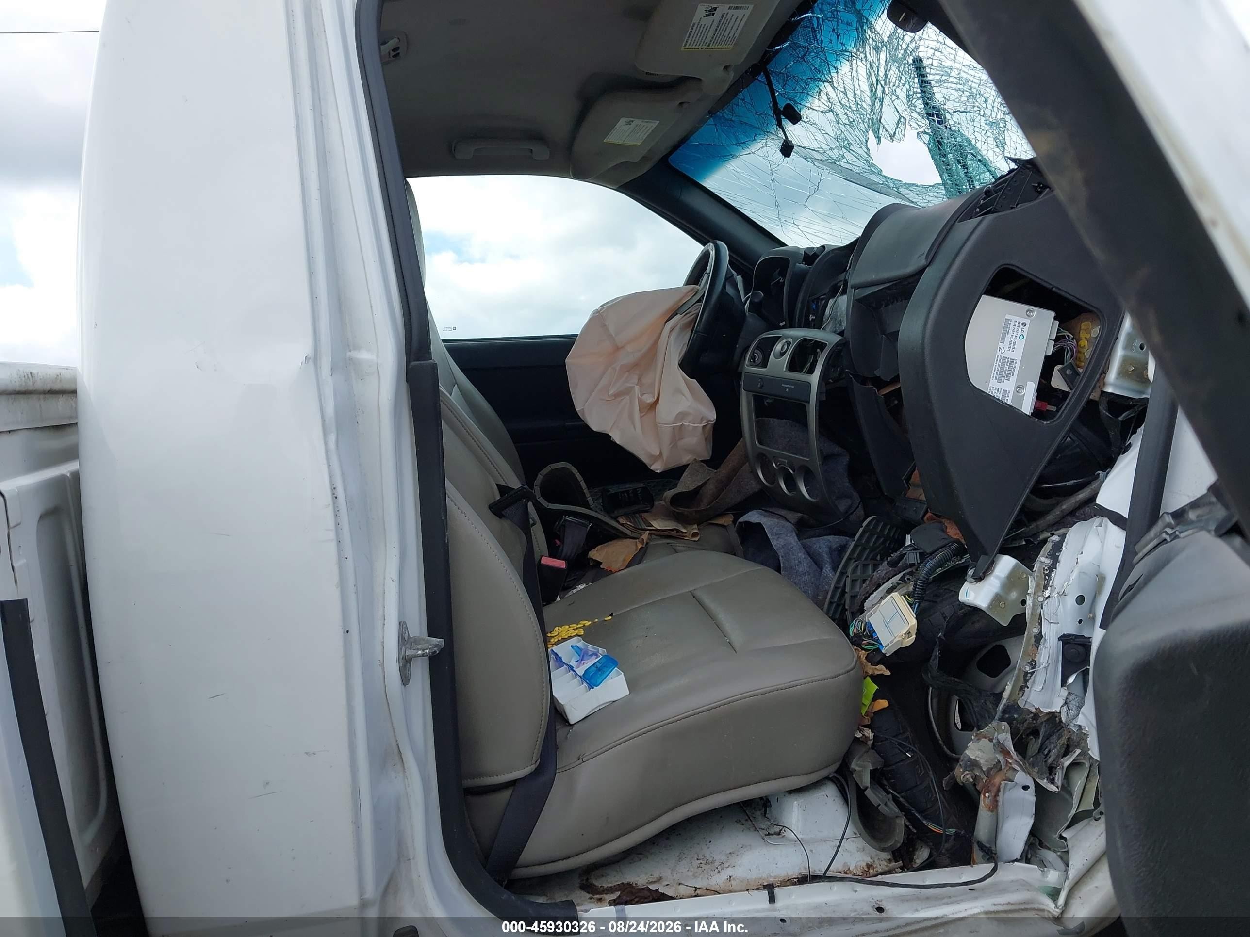 2012 Chevrolet Colorado Work Truck White vin: 1GCCSBF96C8156770