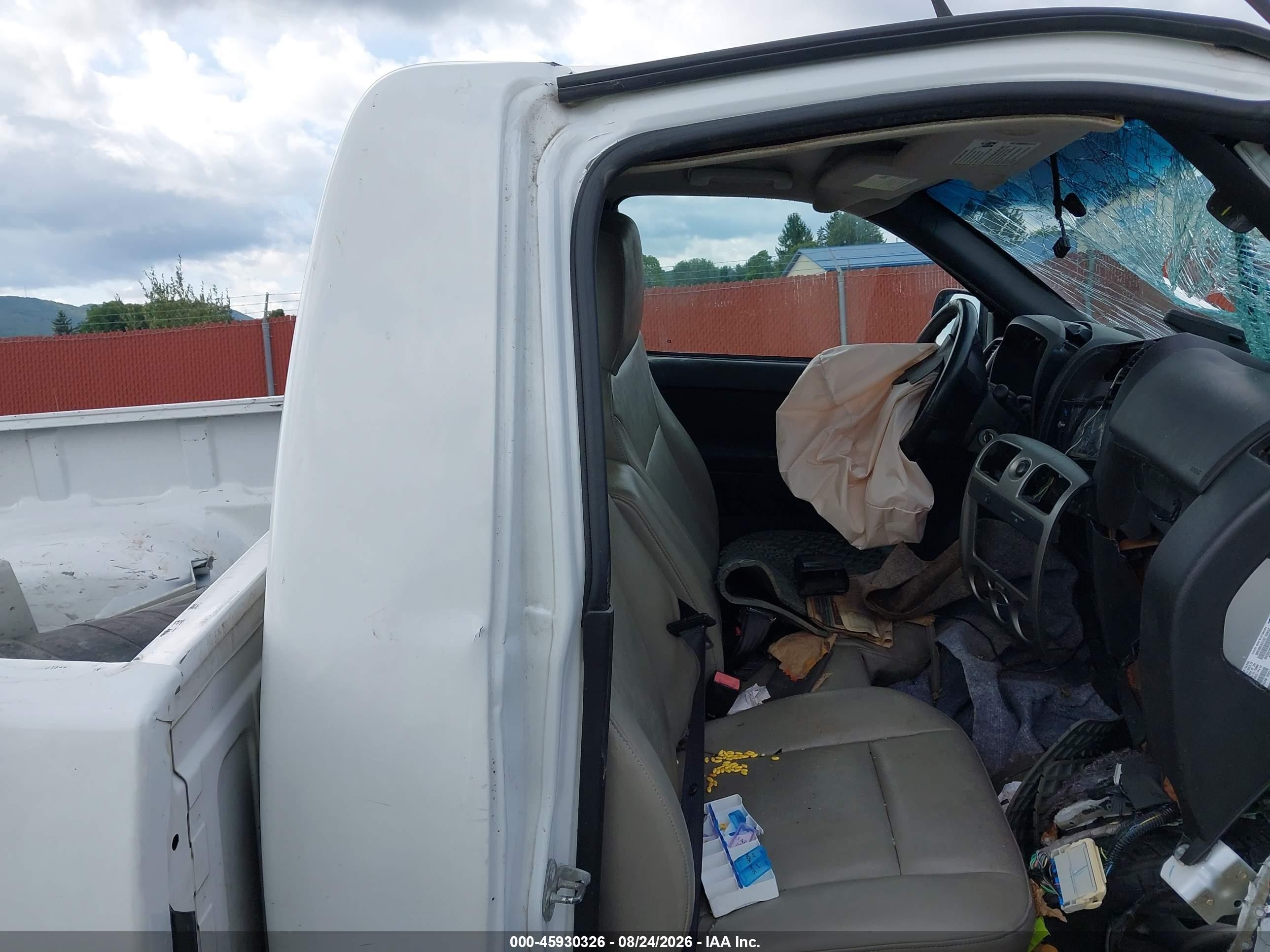 2012 Chevrolet Colorado Work Truck White vin: 1GCCSBF96C8156770