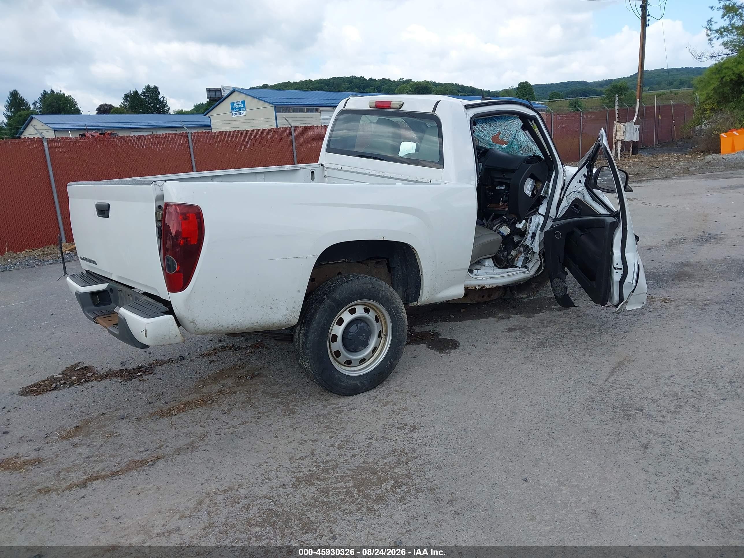 2012 Chevrolet Colorado Work Truck White vin: 1GCCSBF96C8156770