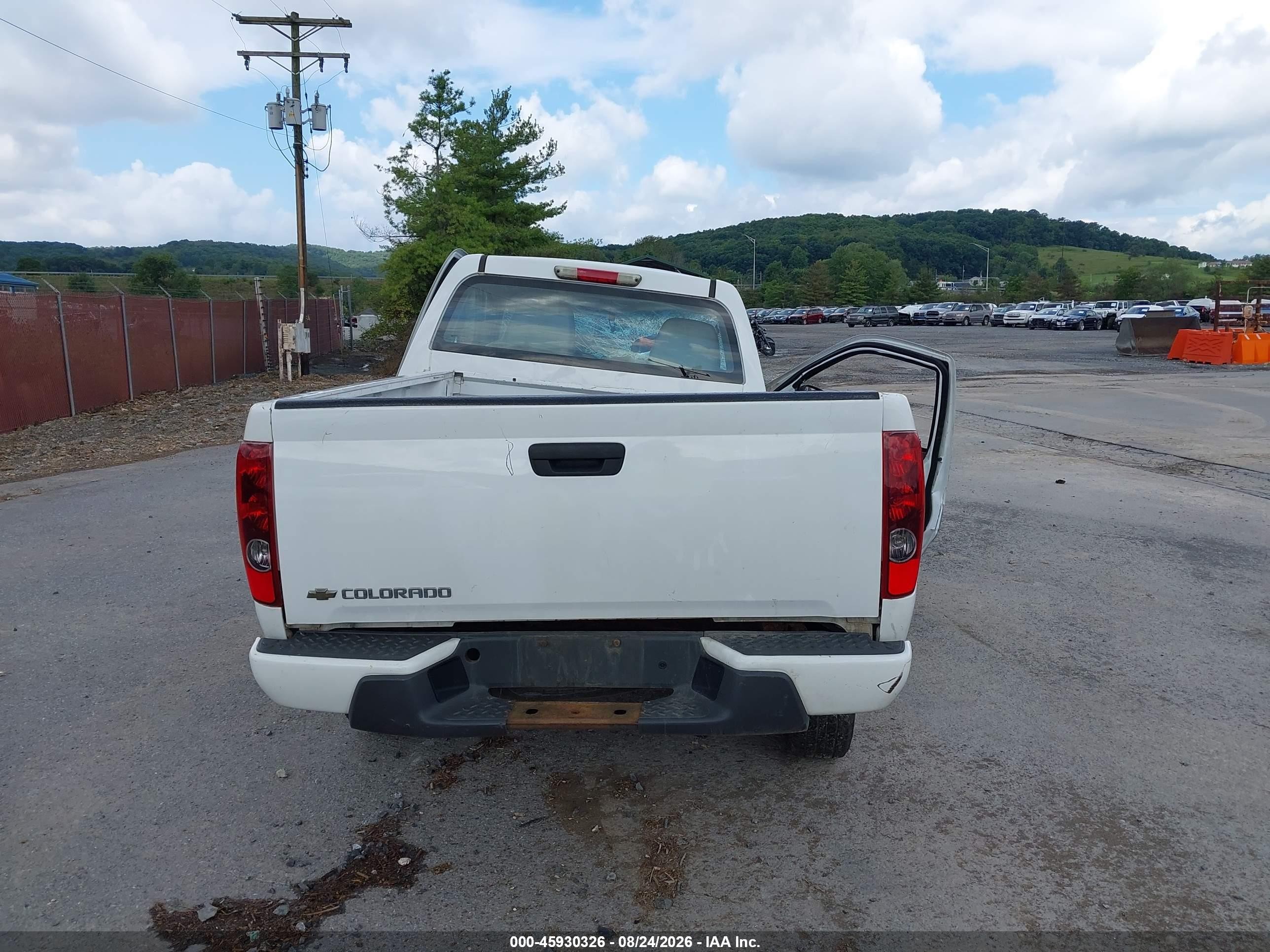2012 Chevrolet Colorado Work Truck White vin: 1GCCSBF96C8156770