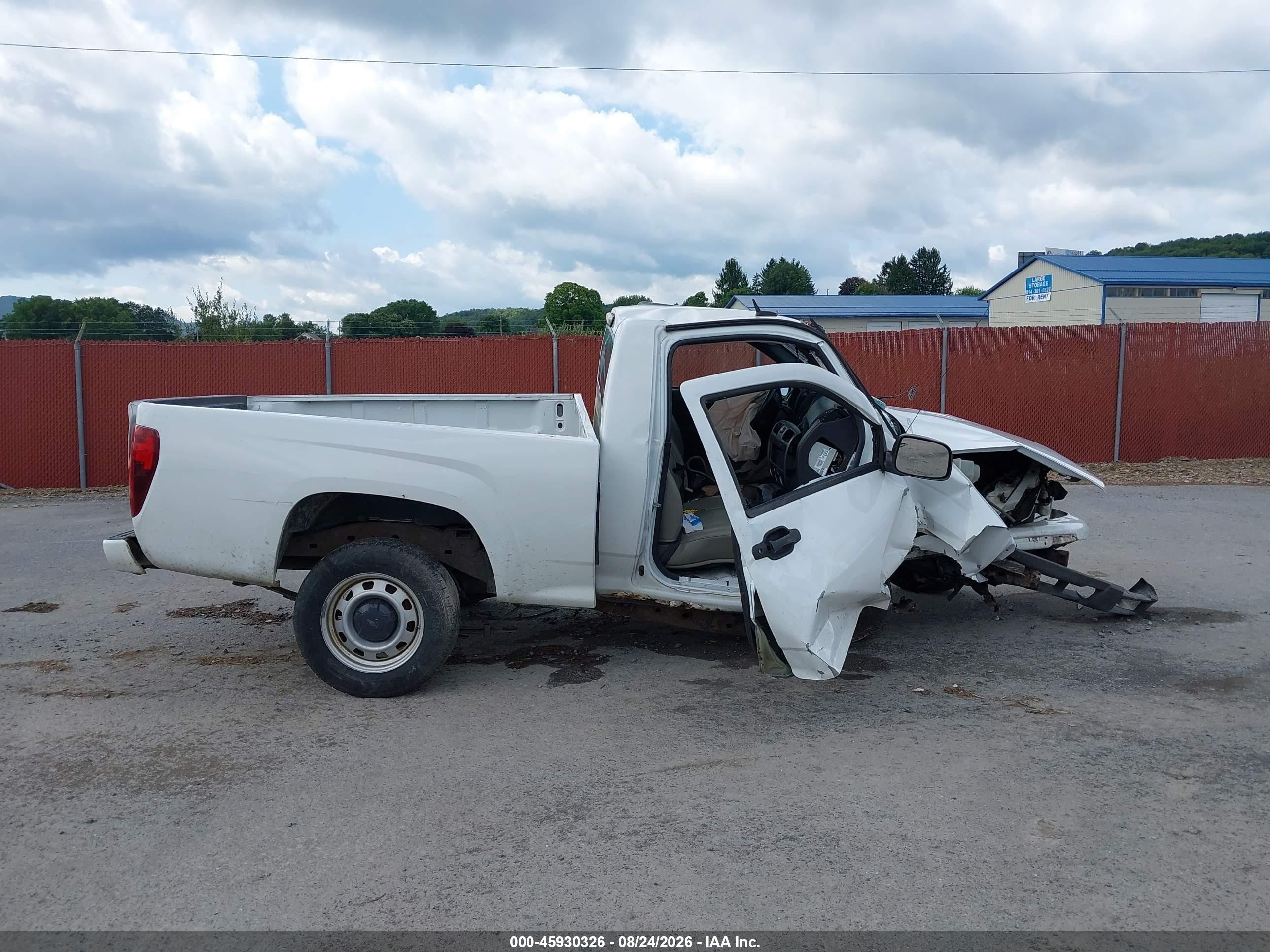 2012 Chevrolet Colorado Work Truck White vin: 1GCCSBF96C8156770