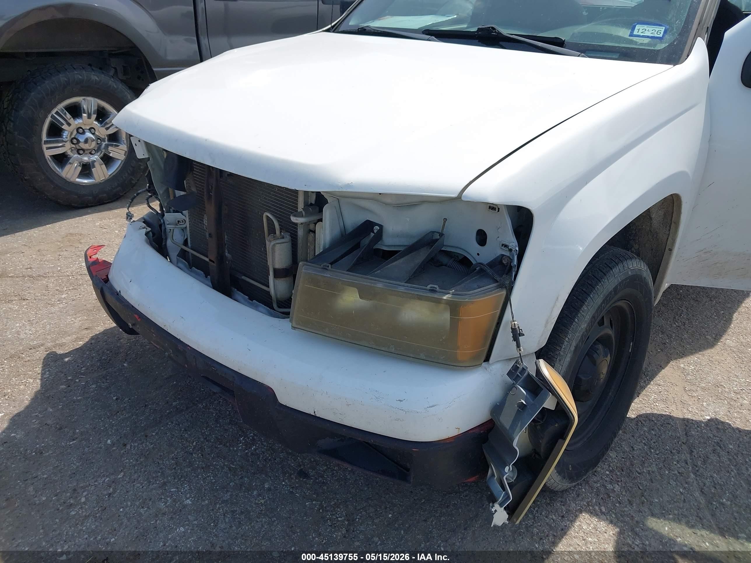 2012 Chevrolet Colorado Work Truck White vin: 1GCCSBF96C8161452