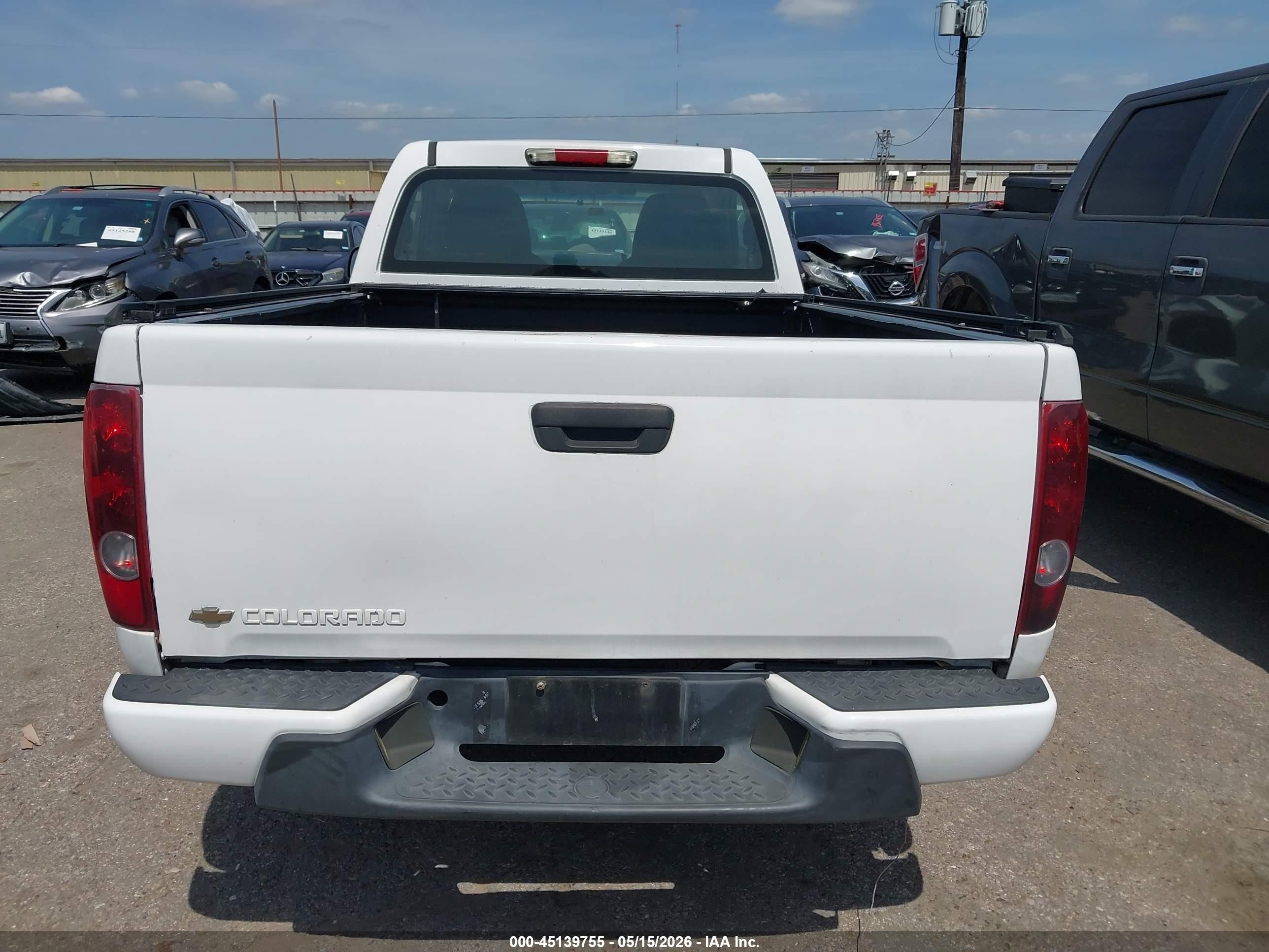 2012 Chevrolet Colorado Work Truck White vin: 1GCCSBF96C8161452