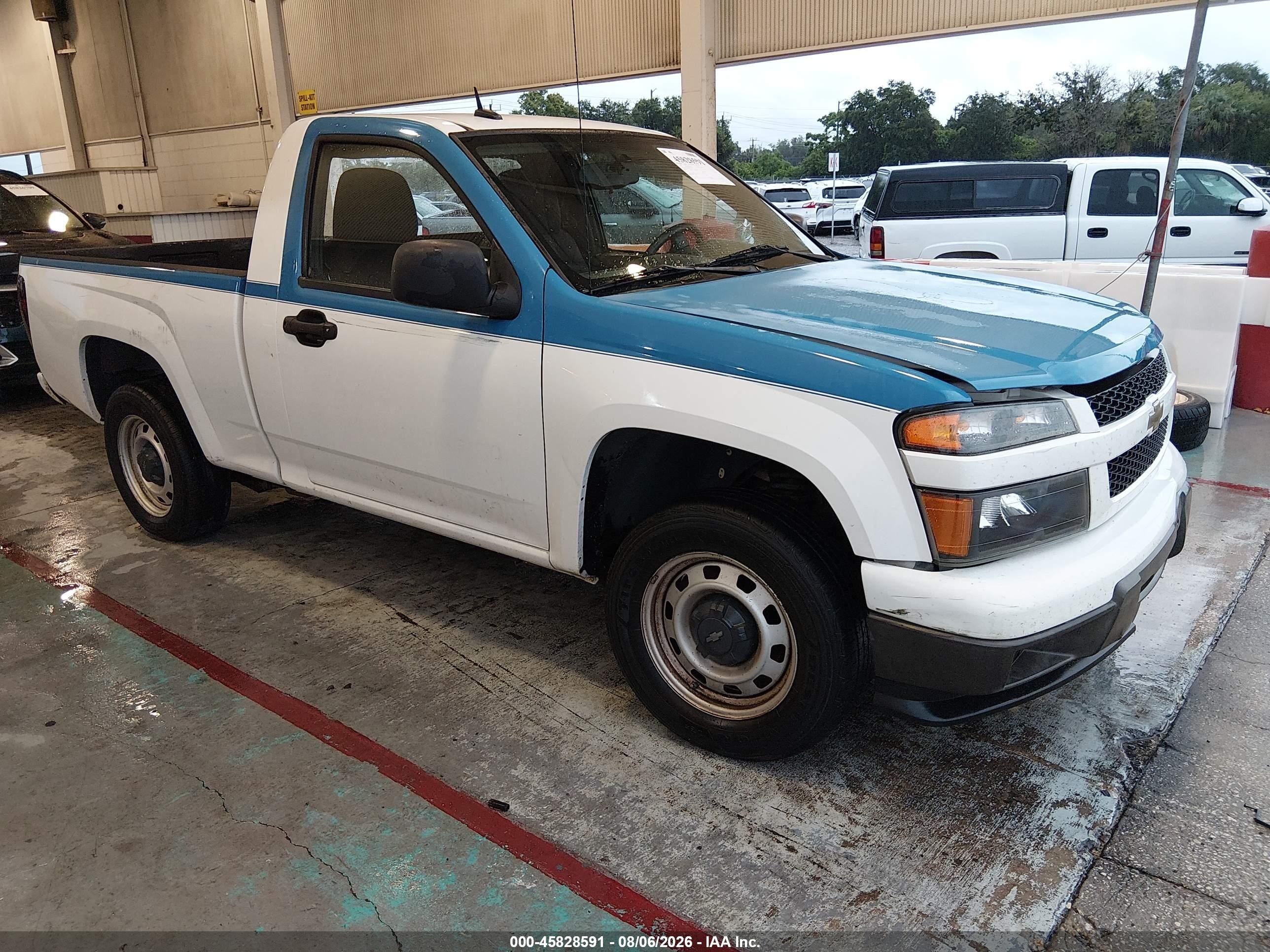 2011 Chevrolet Colorado Work Truck White vin: 1GCCSBF97B8110900