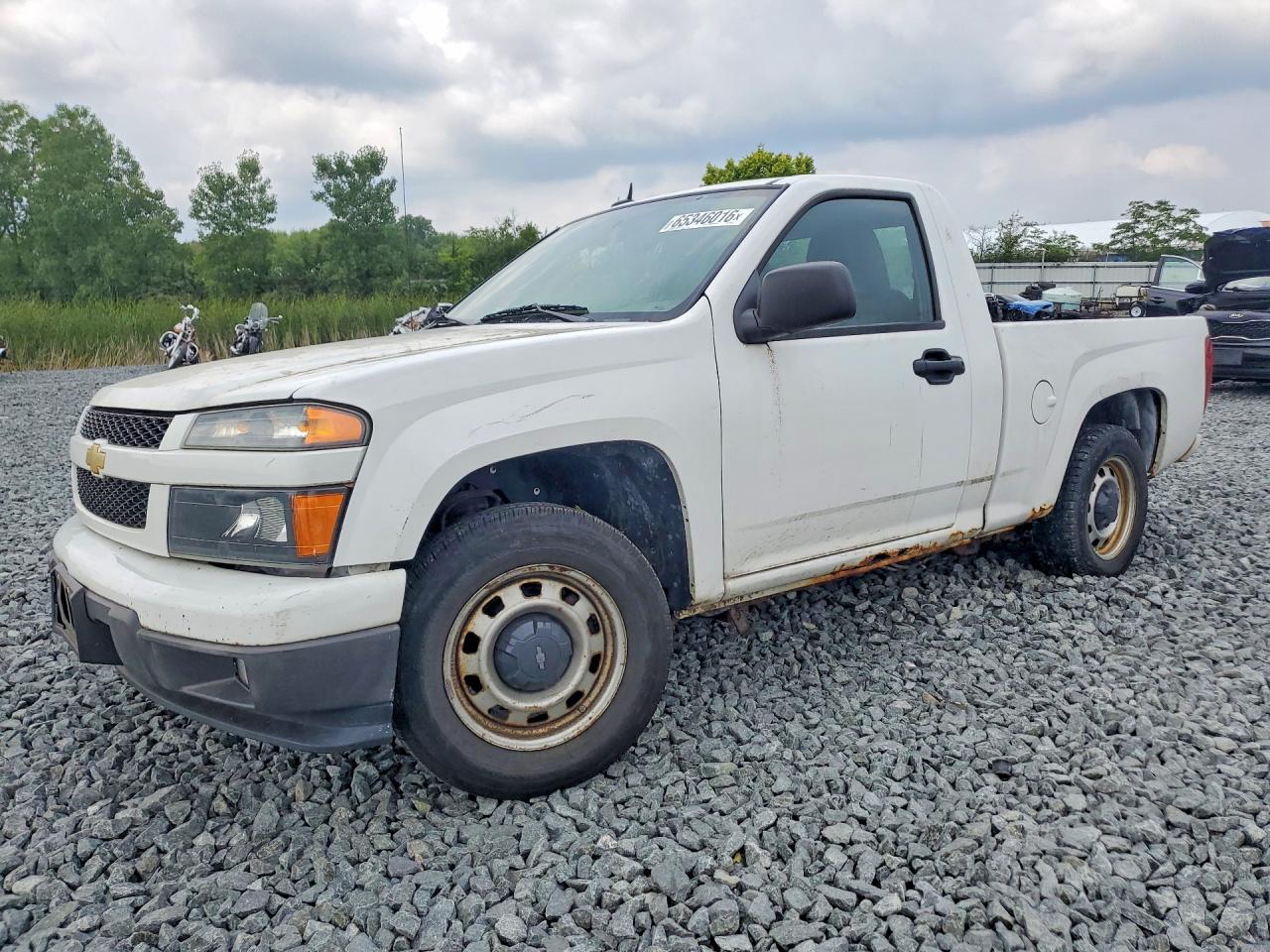 2012 Chevrolet Colorado Белый vin: 1GCCSBF98C8166281