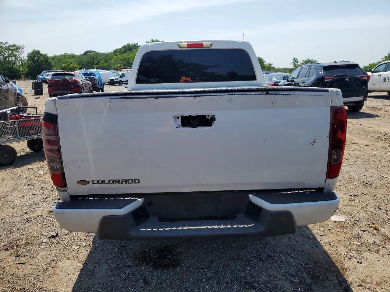 2011 Chevrolet Colorado White vin: 1GCCSBF9XB8101186