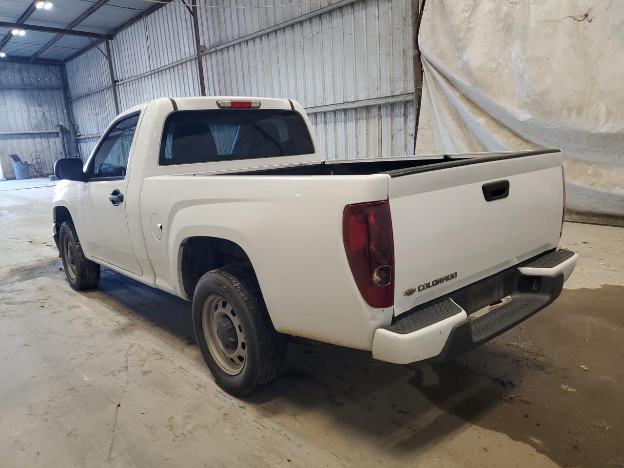2012 Chev Colorado White vin: 1GCCSBF9XC8140121 Damage: Left Bed Side, Dent(S) W/ Paint Dmg, 2 To 3 Inches