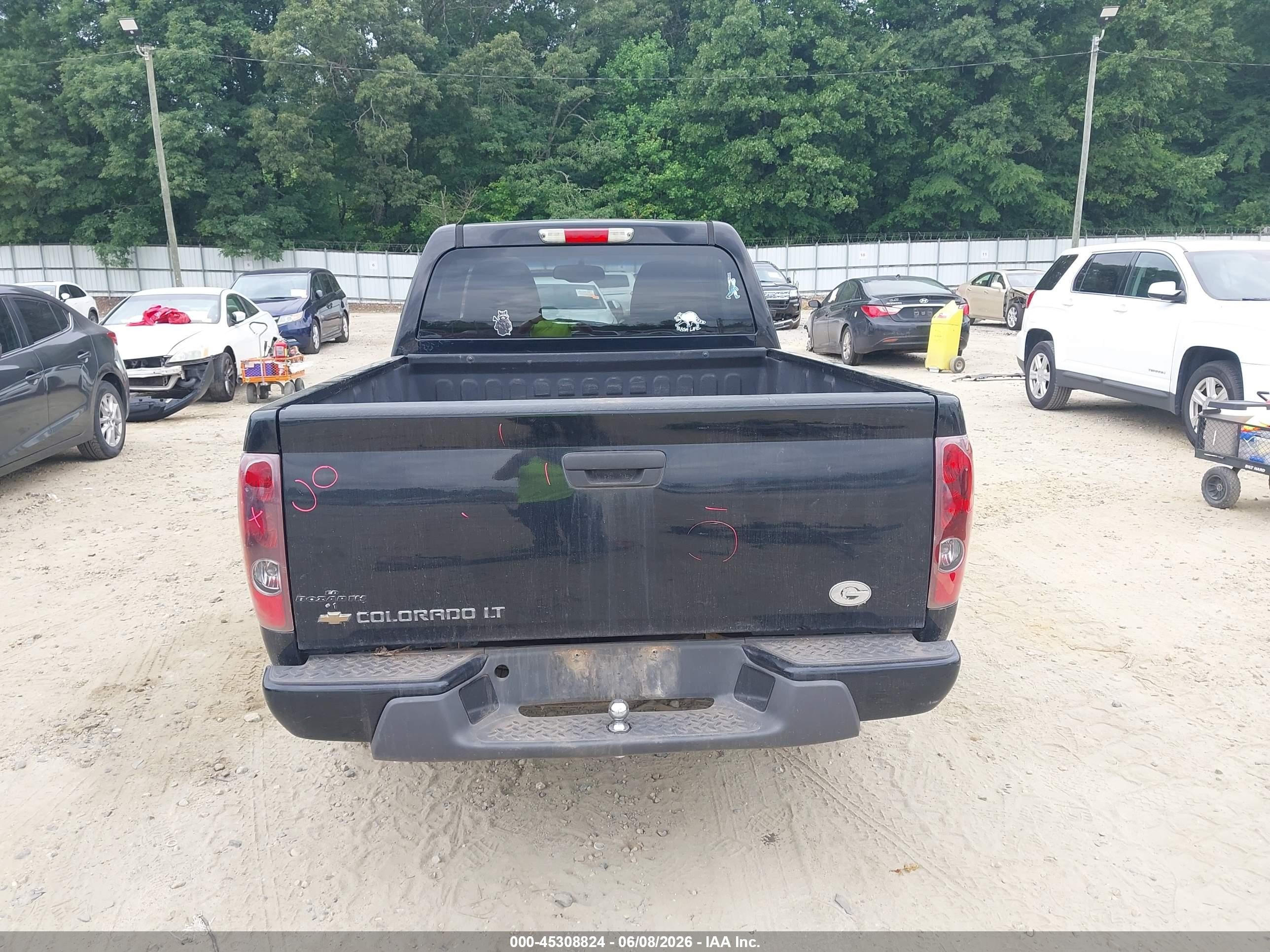 2012 Chevrolet Colorado Lt Black vin: 1GCCSCF90C8120773