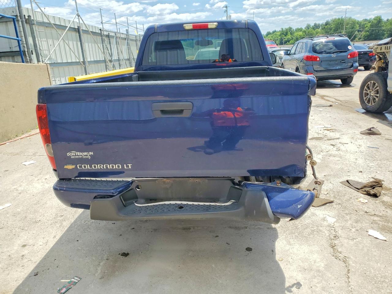 2012 Chevrolet Colorado Lt Blue vin: 1GCCSCF96C8105680