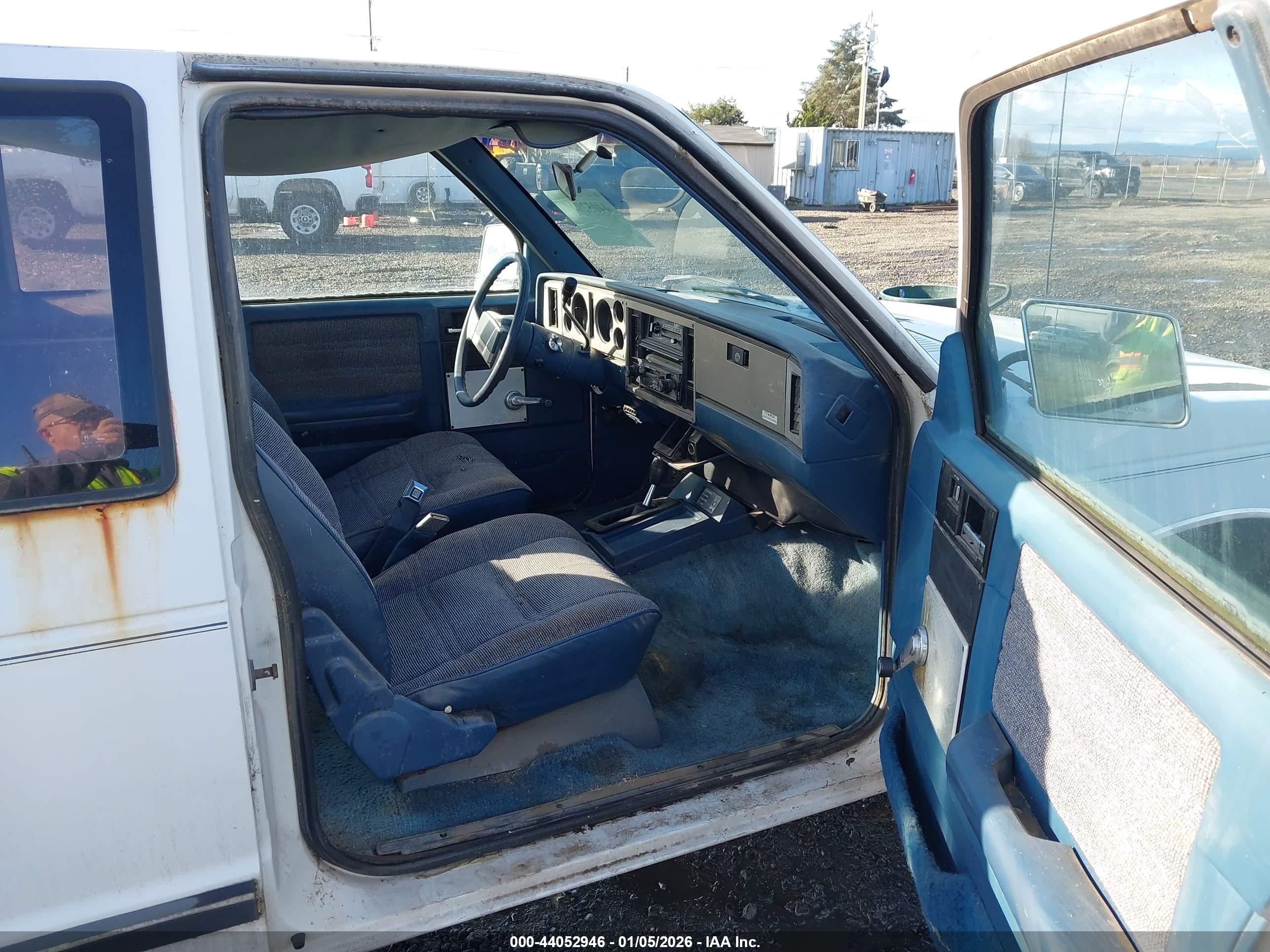 1985 Chevrolet S Truck S10 White vin: 1GCCT14B1F8237788