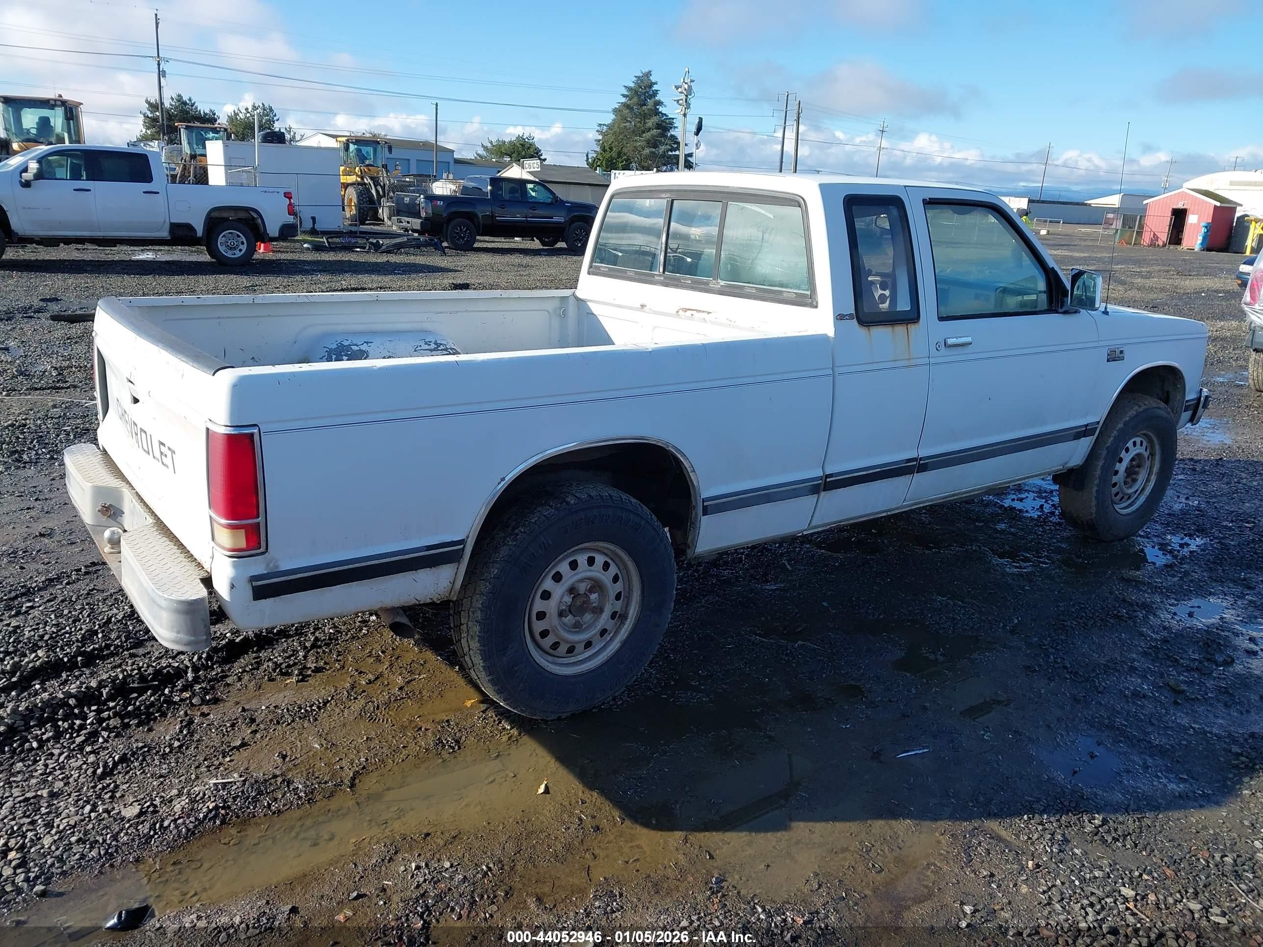 1985 Chevrolet S Truck S10 White vin: 1GCCT14B1F8237788