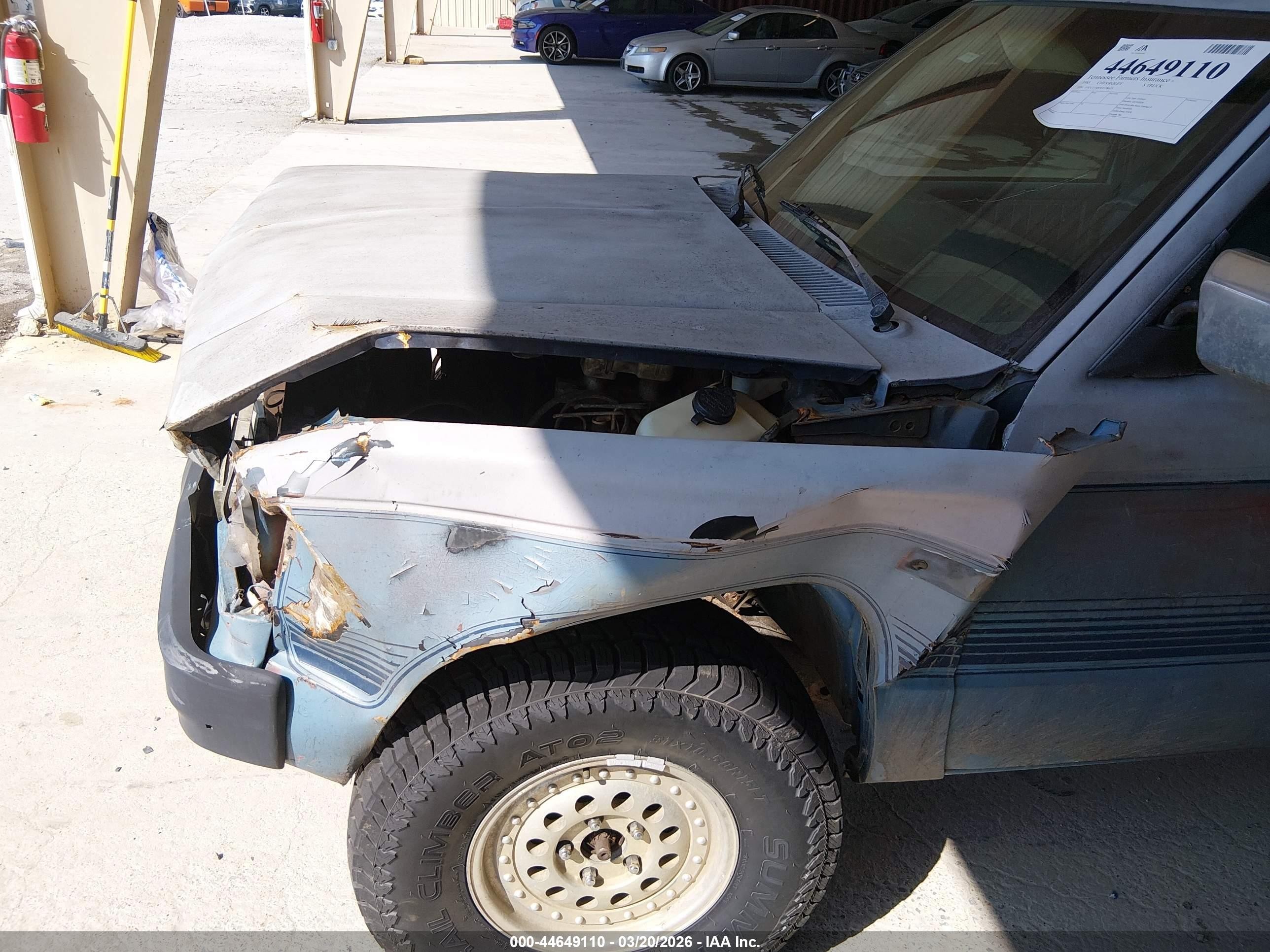 1985 Chevrolet S Truck S10 Blue vin: 1GCCT14B5F2178635