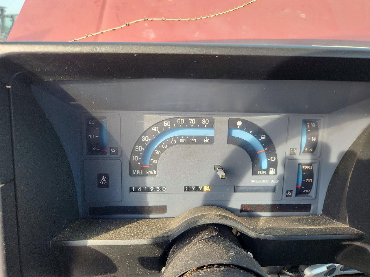1987 Chevrolet S Truck S10 Red vin: 1GCCT14R2H8172868