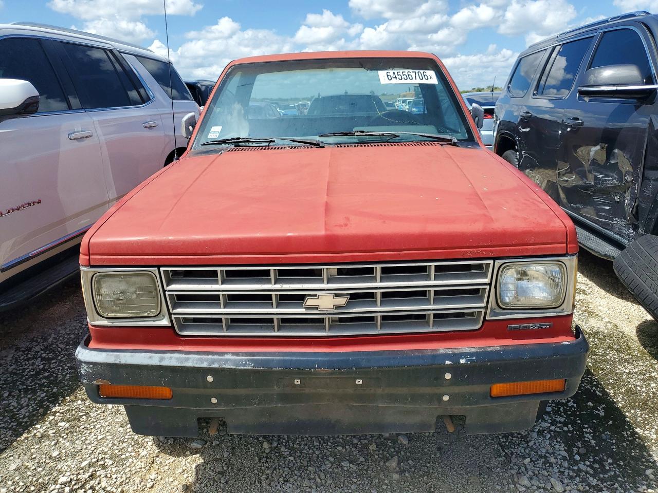 1987 Chevrolet S Truck S10 Red vin: 1GCCT14R2H8172868