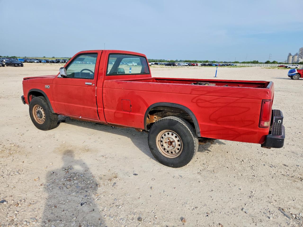1987 Chevrolet S Truck S10 Red vin: 1GCCT14R2H8172868