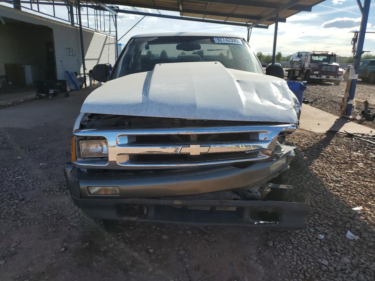 1995 Chevrolet S Truck S10 White vin: 1GCCT14W2S8136790