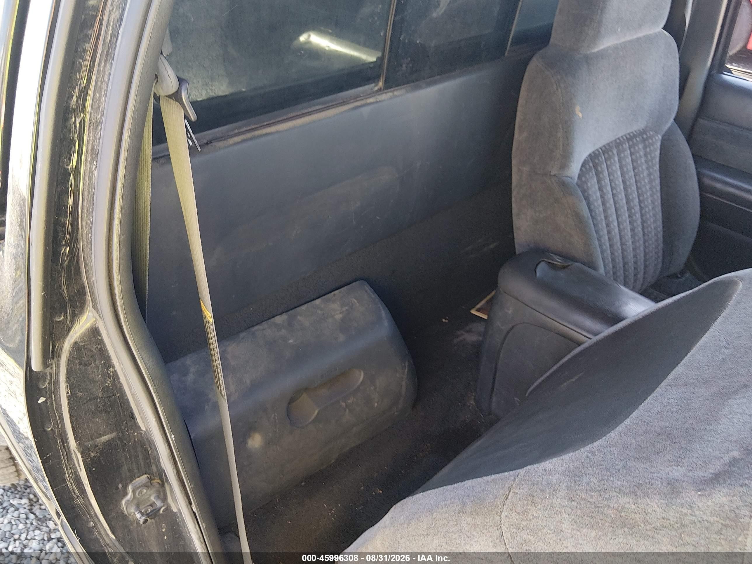 1999 Chevrolet S-10 Ls Black vin: 1GCCT14W3XK185250