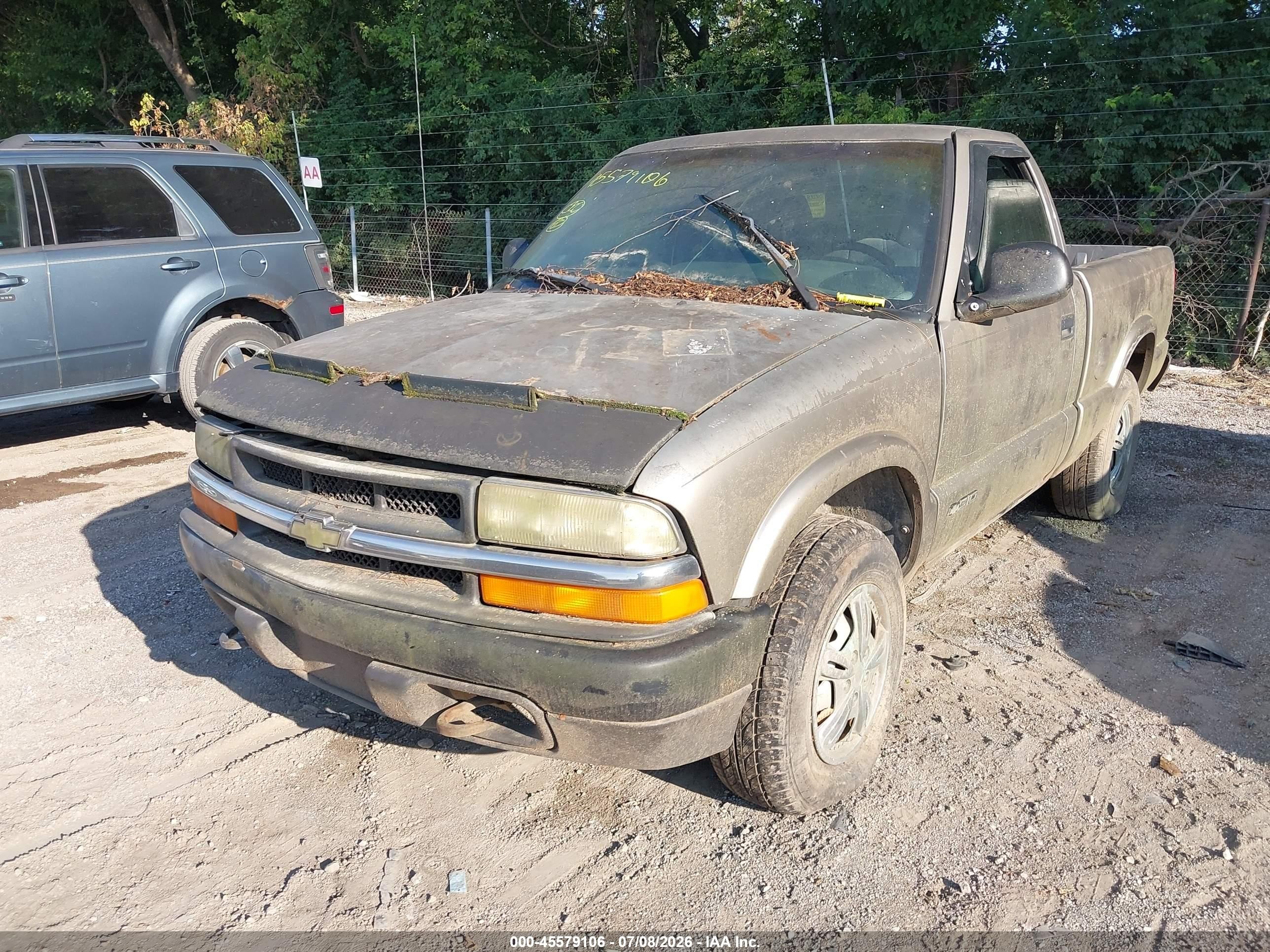 1998 Chevrolet S-10 Fleetside Pewter vin: 1GCCT14X2WK130988