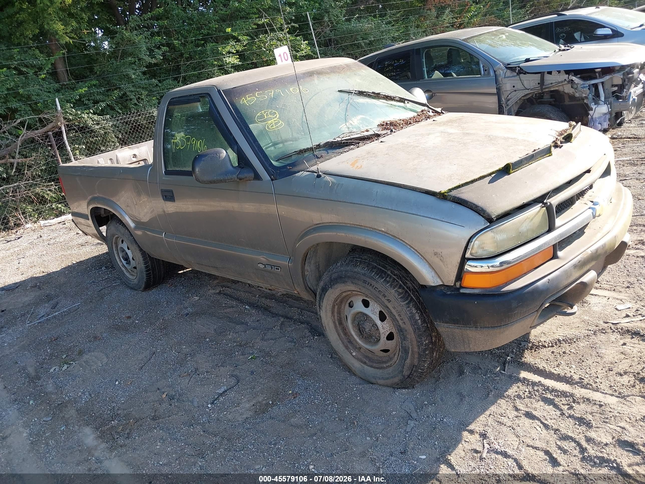 1998 Chevrolet S-10 Fleetside Pewter vin: 1GCCT14X2WK130988
