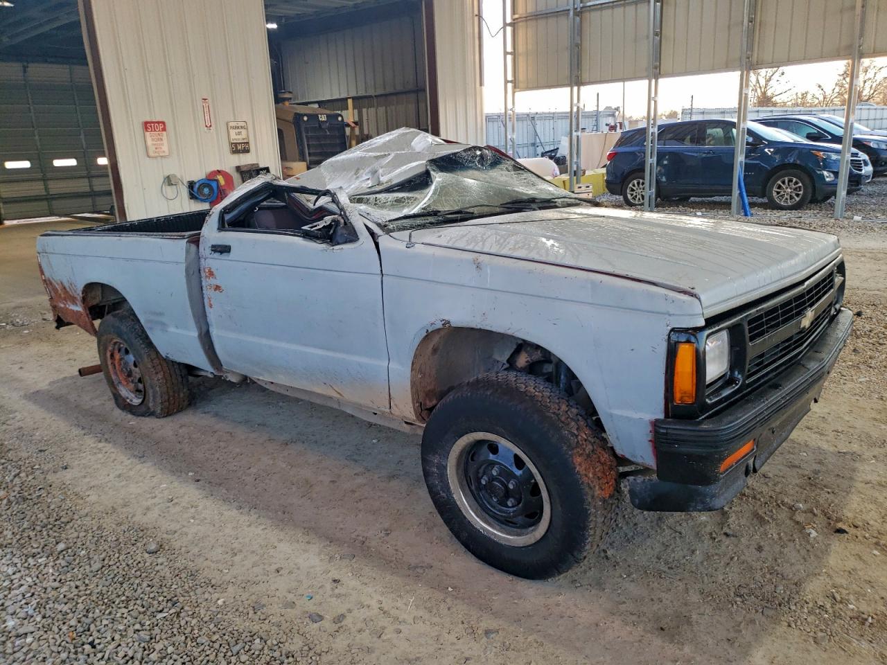 1991 Chevrolet S Truck S10 Gray vin: 1GCCT14Z2M8267005